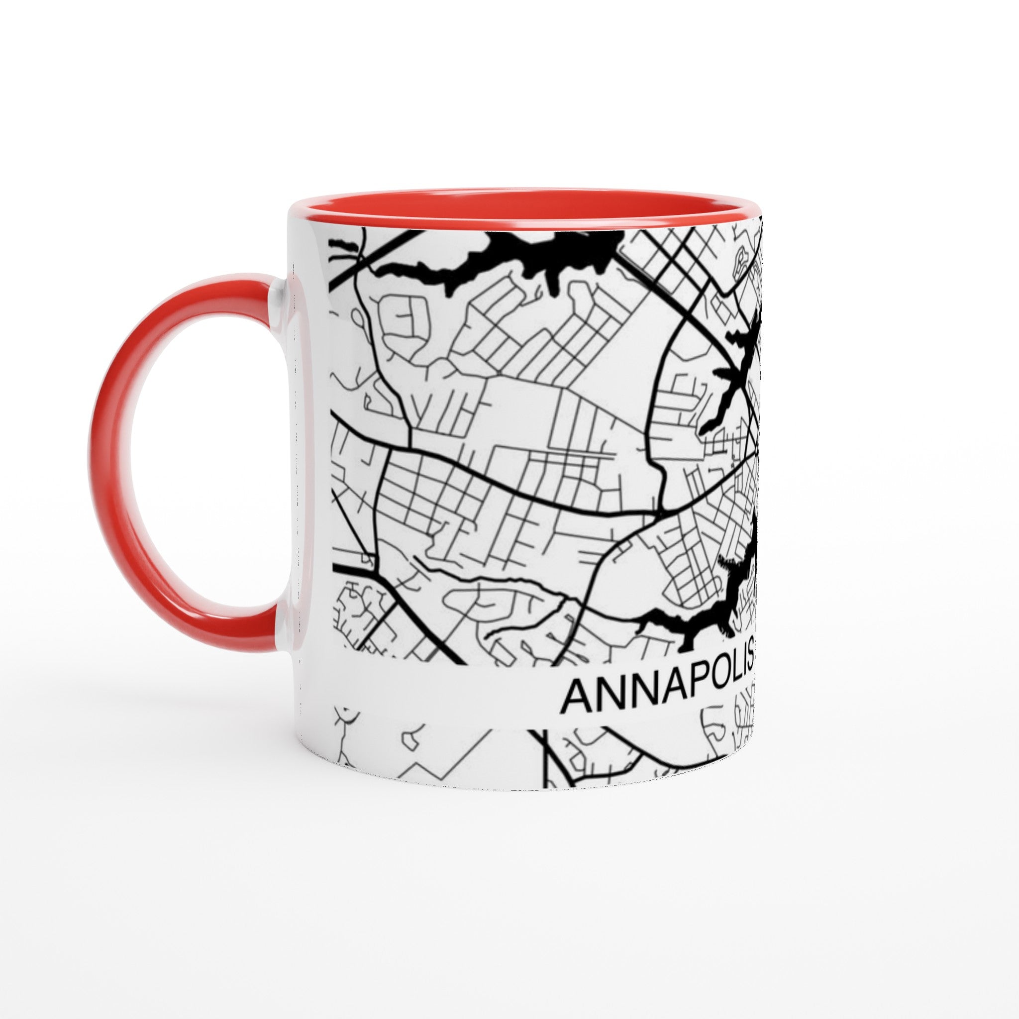 Annapolis Modern City Map Mug (11oz) - Ink And Atlas