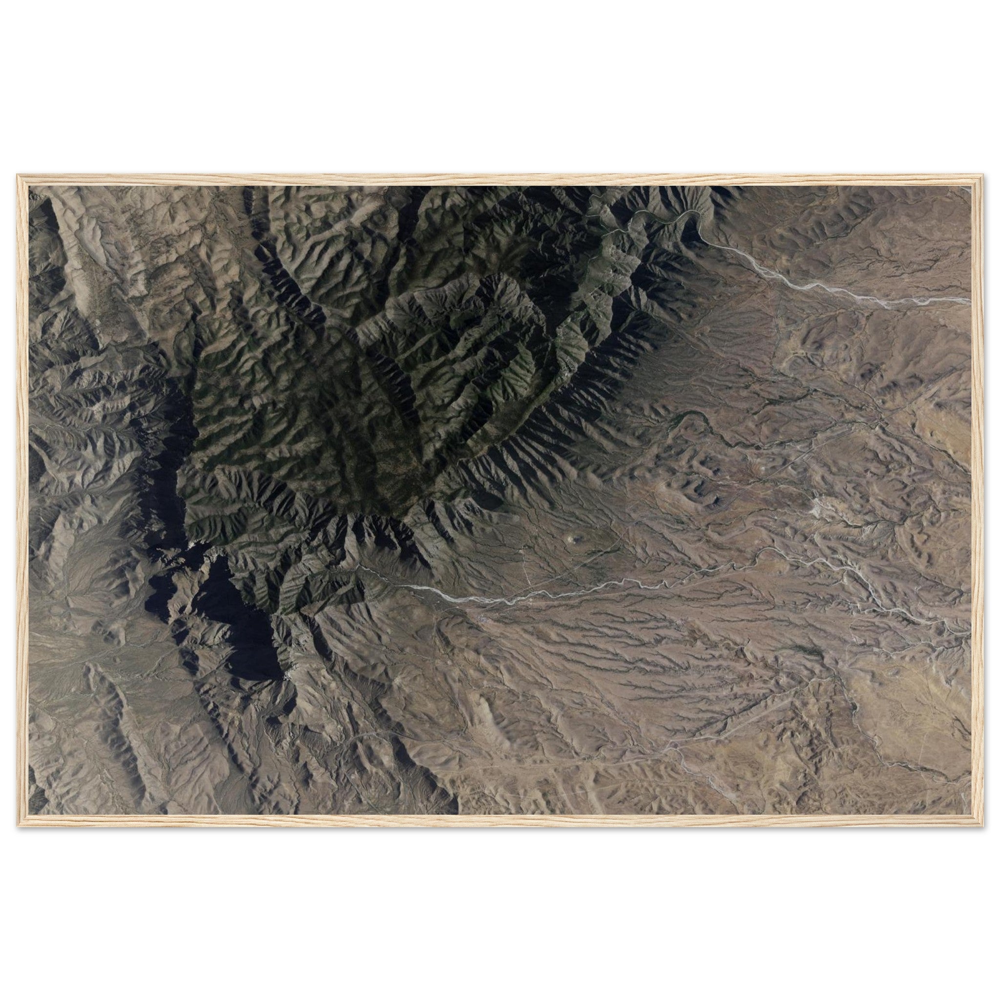 Guadalupe Mountains National Park Natural Earth Print - Ink And Atlas