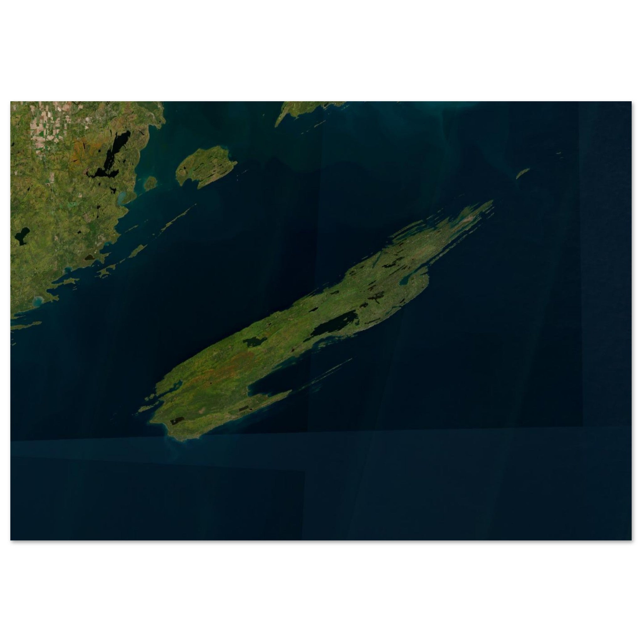 Isle Royale National Park Natural Earth Print - Ink And Atlas