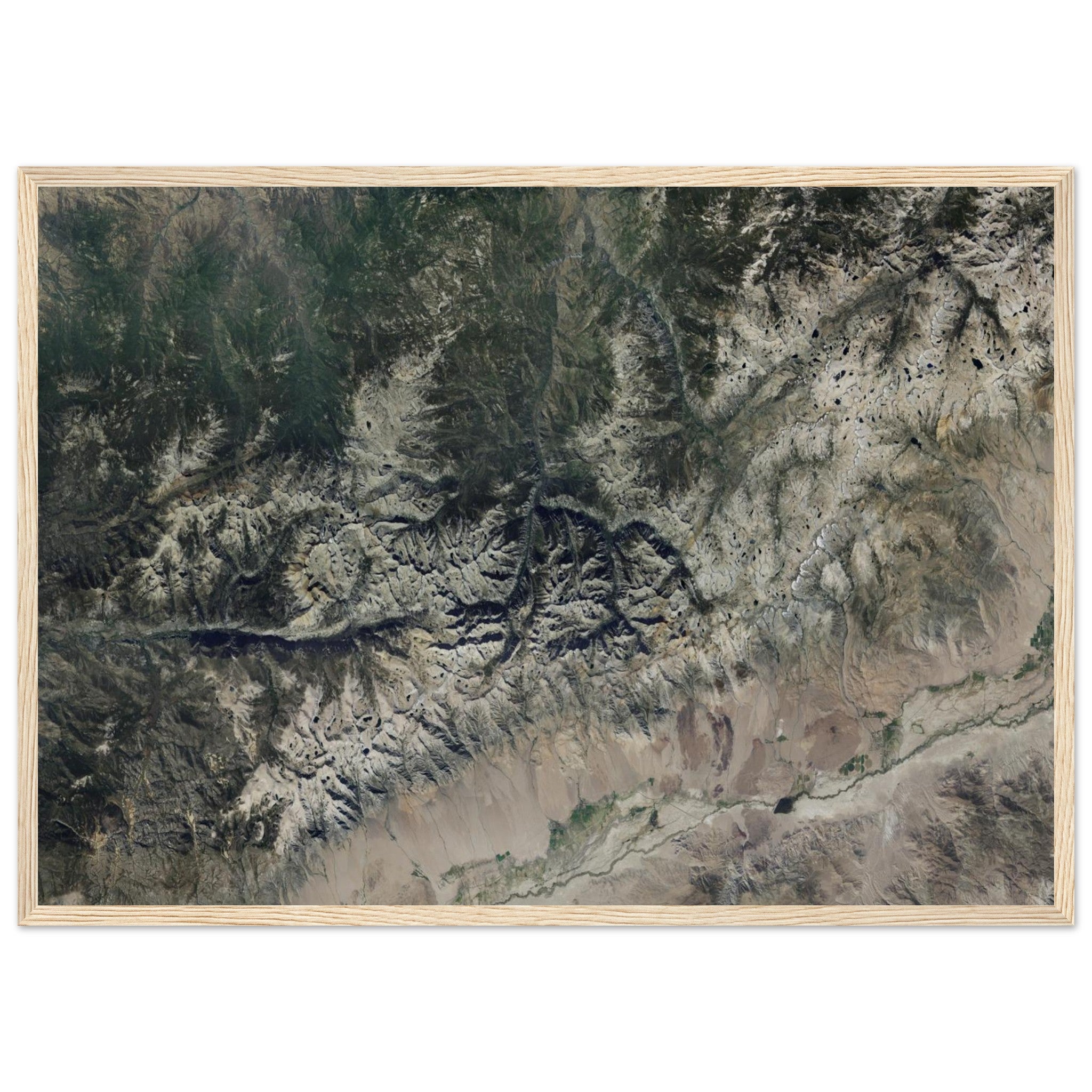 Kings Canyon National Park Natural Earth Print - Ink And Atlas