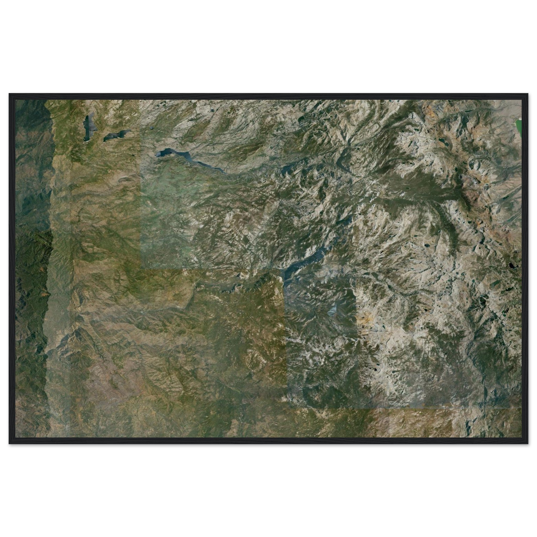 Yosemite National Park Natural Earth Print - Ink And Atlas