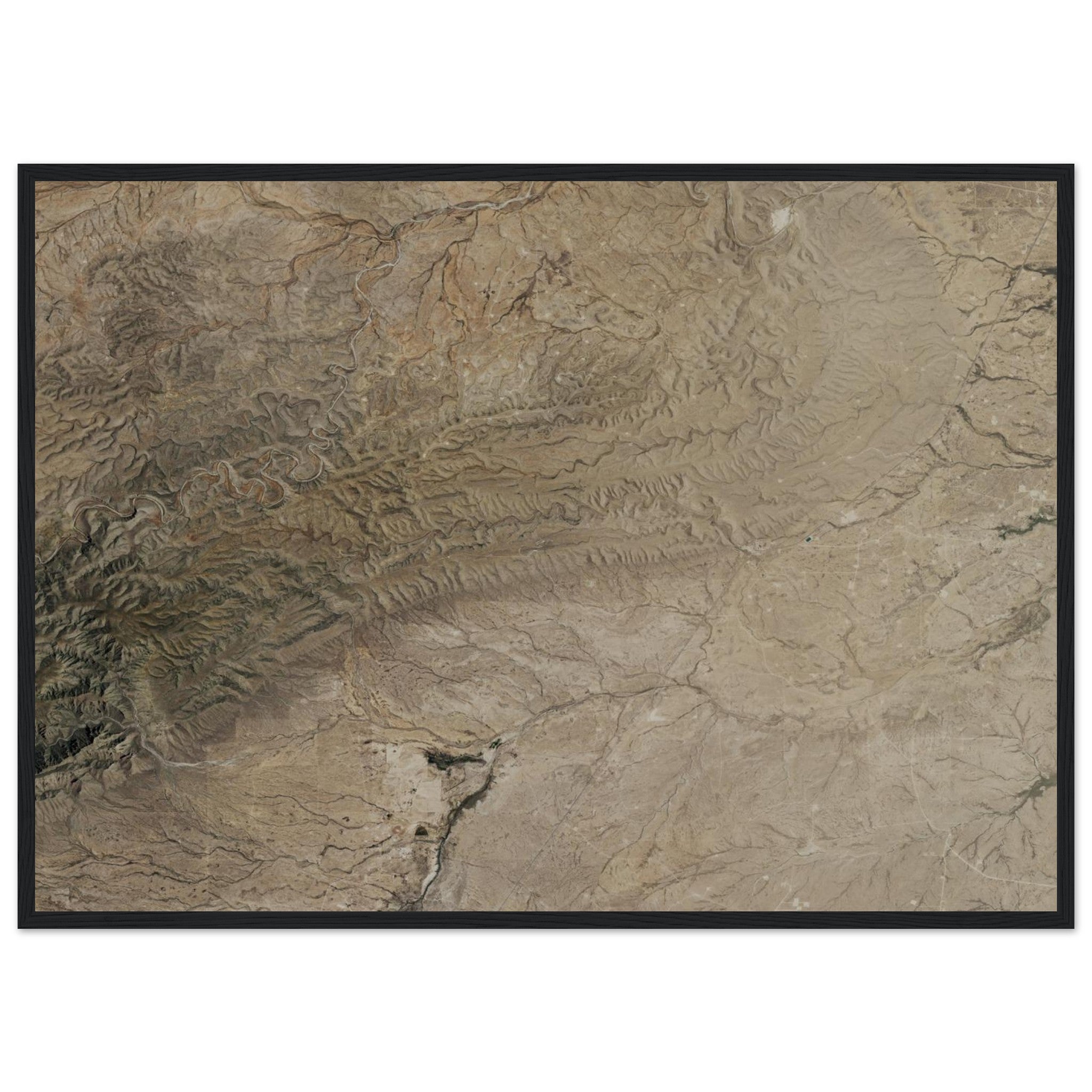 Carlsbad Caverns National Park Natural Earth Print - Ink And Atlas