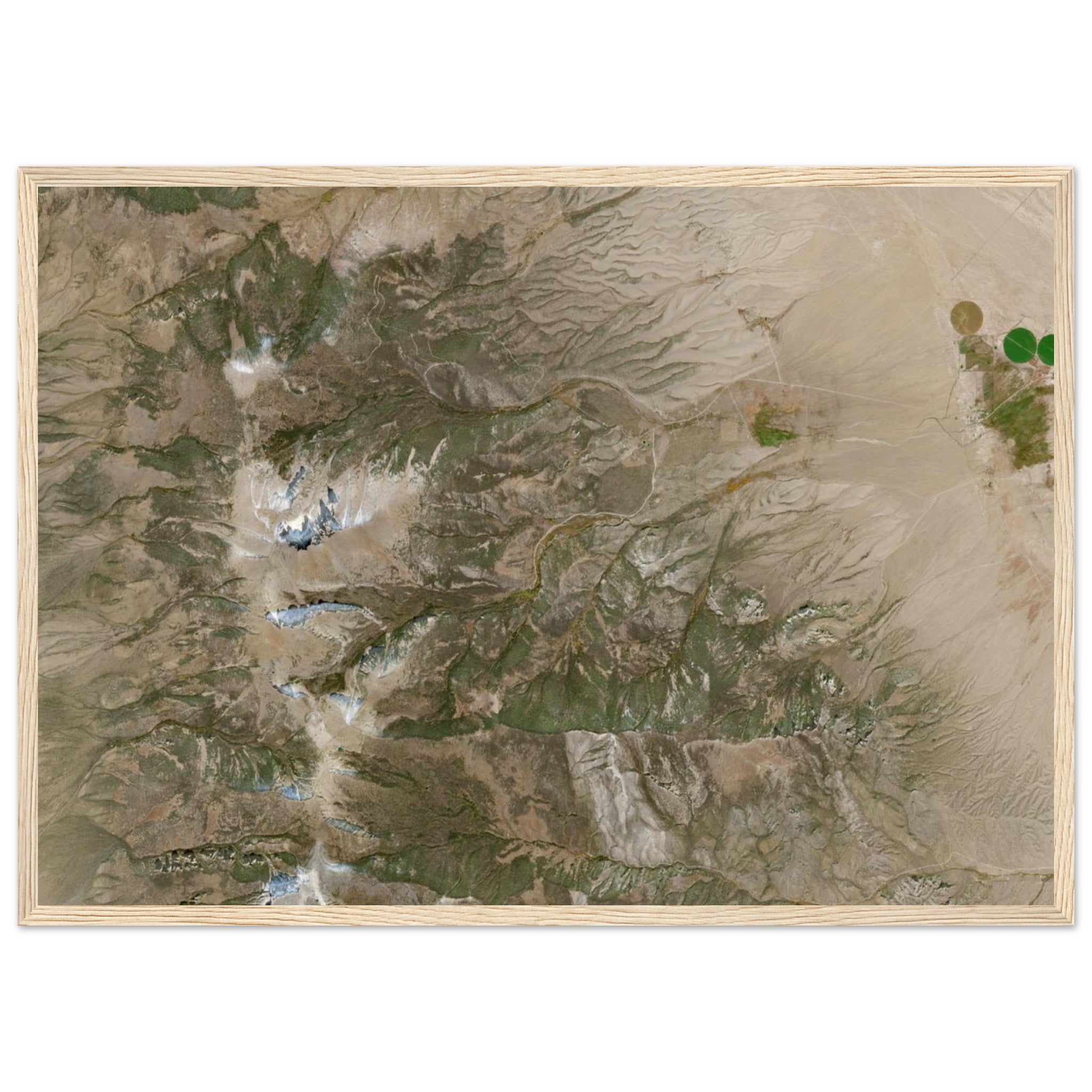 Great Basin National Park Natural Earth Print - Ink And Atlas