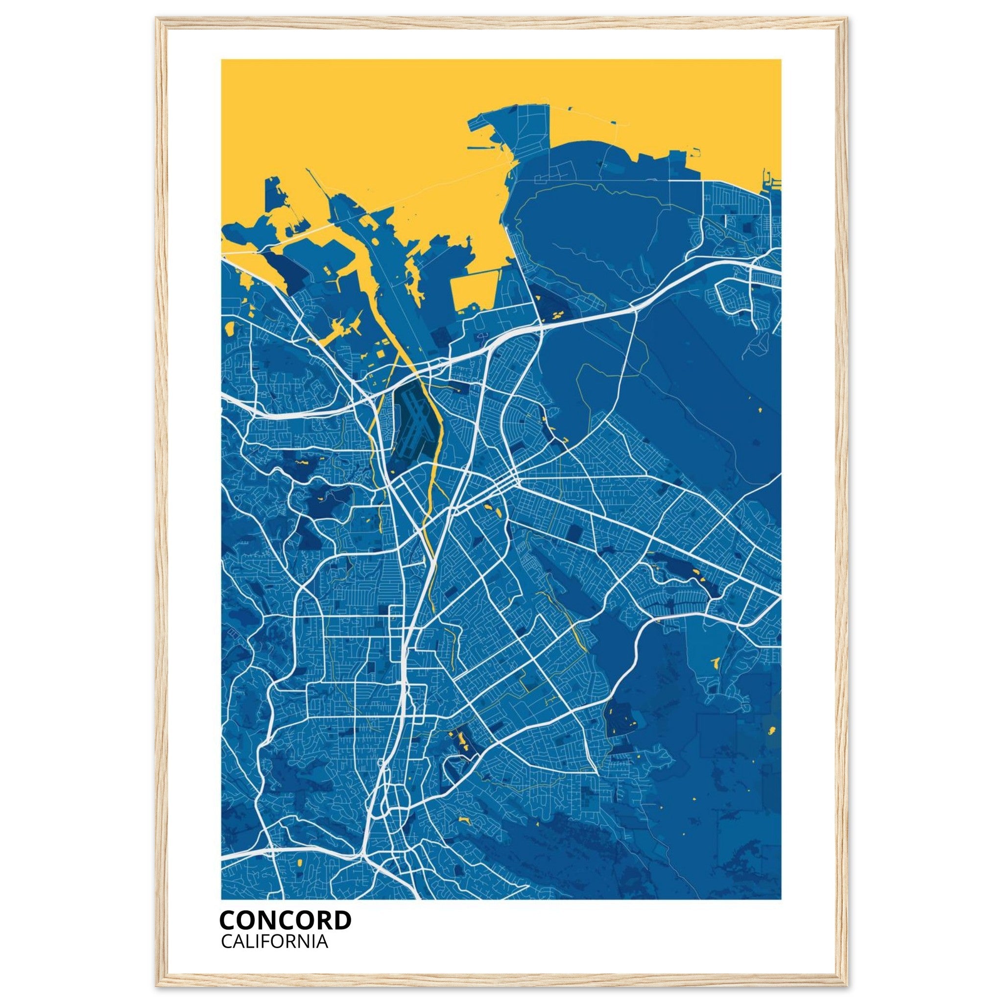 concord map poster print