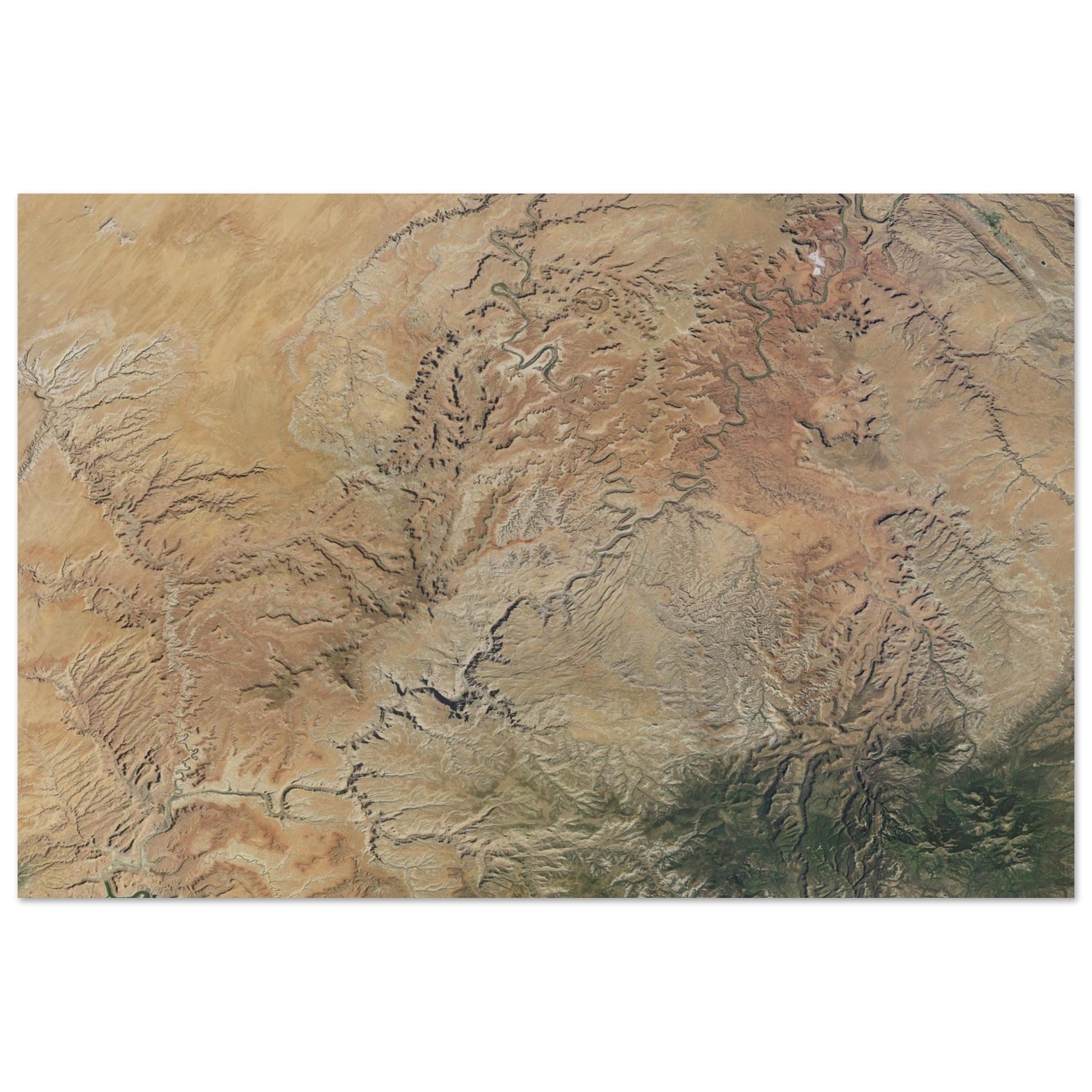 Canyonlands National Park Natural Earth Print - Ink And Atlas
