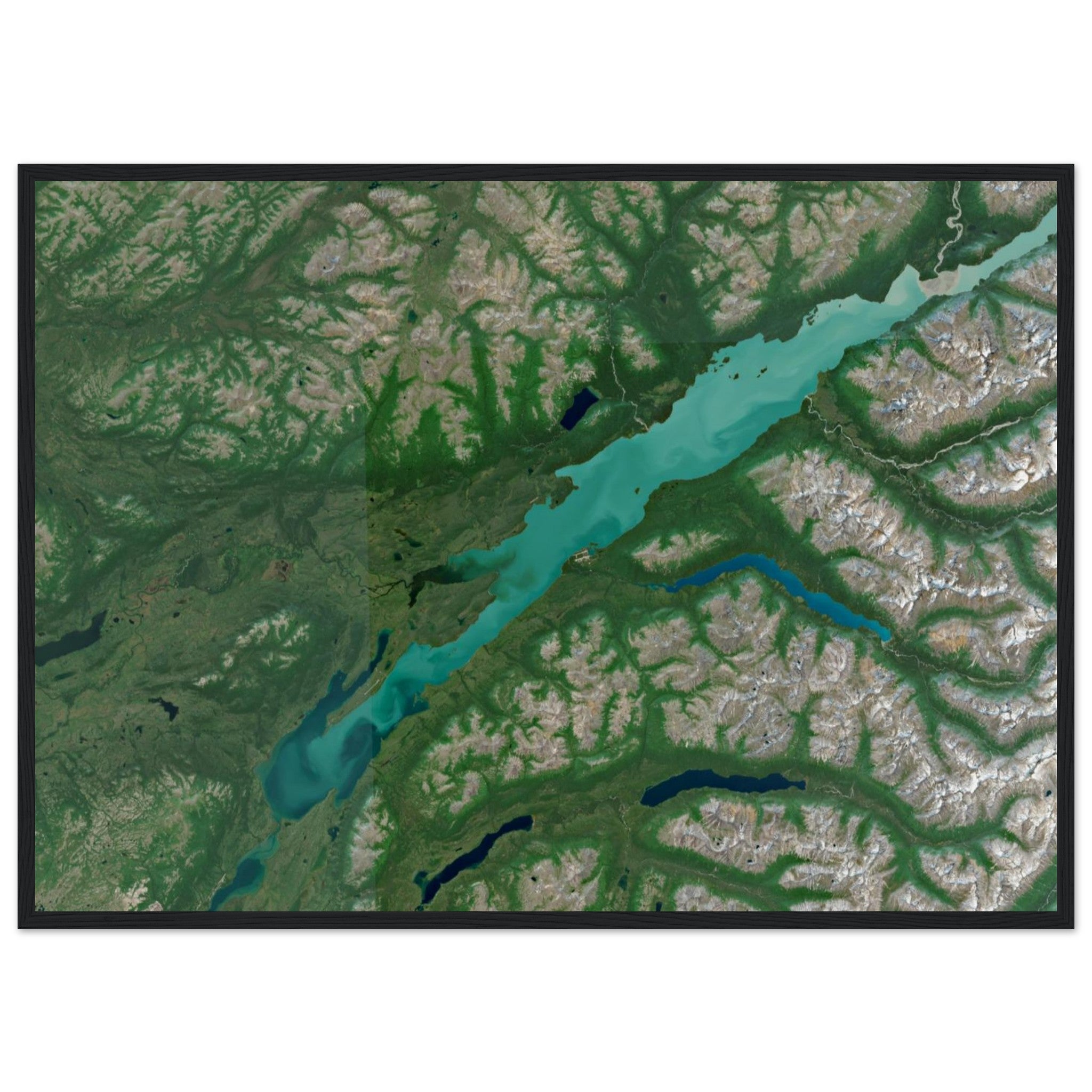 Lake Clark National Park Natural Earth Print - Ink And Atlas