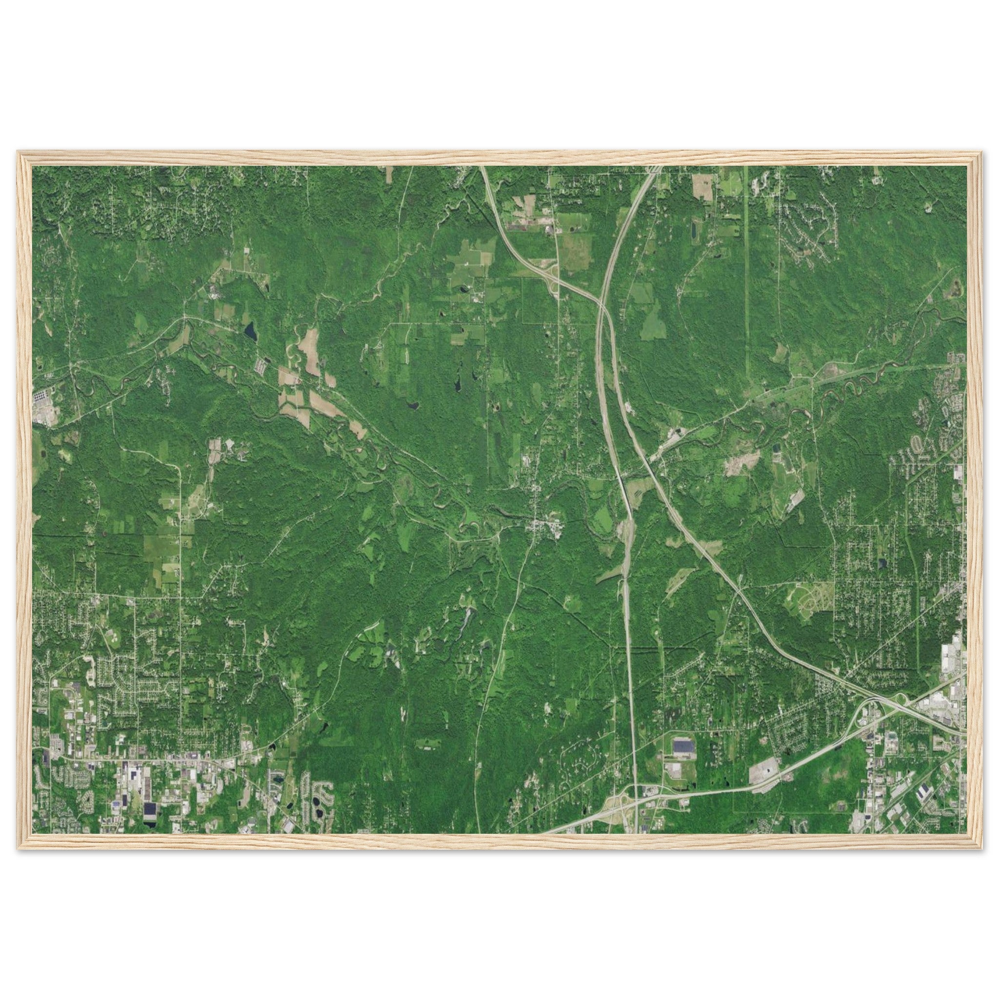 Cuyahoga Valley National Park Natural Earth Print - Ink And Atlas