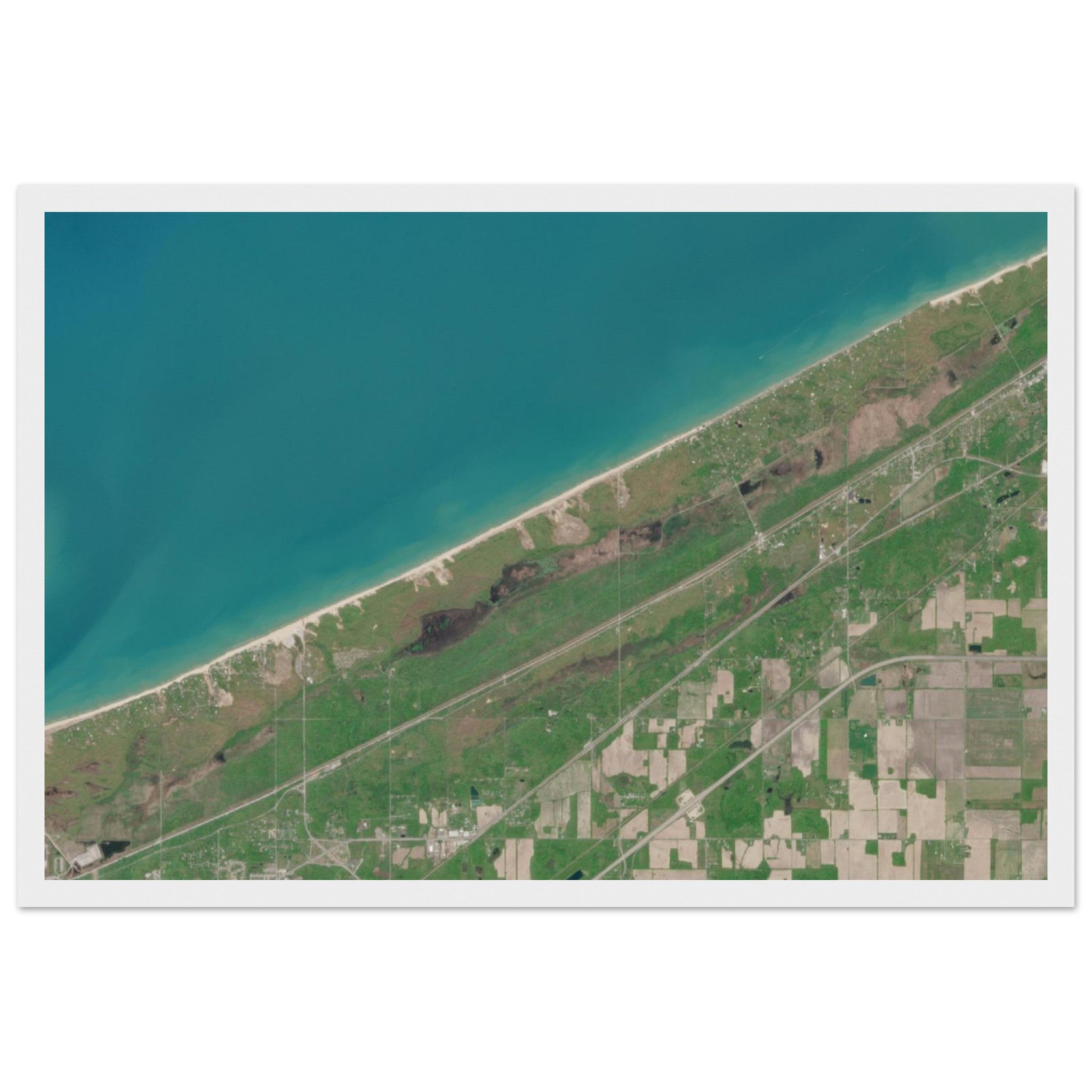 Indiana Dunes National Park Natural Earth Print - Ink And Atlas