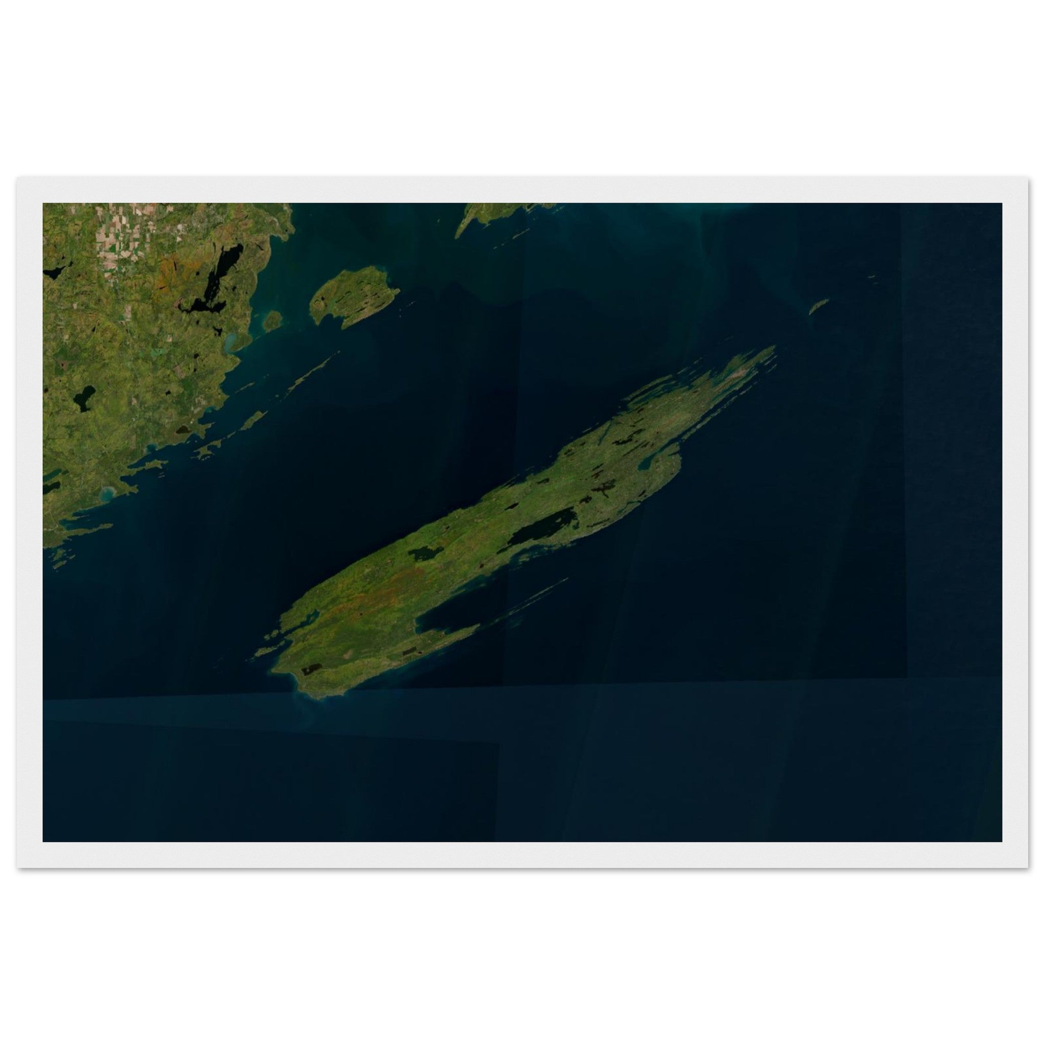 Isle Royale National Park Natural Earth Print - Ink And Atlas