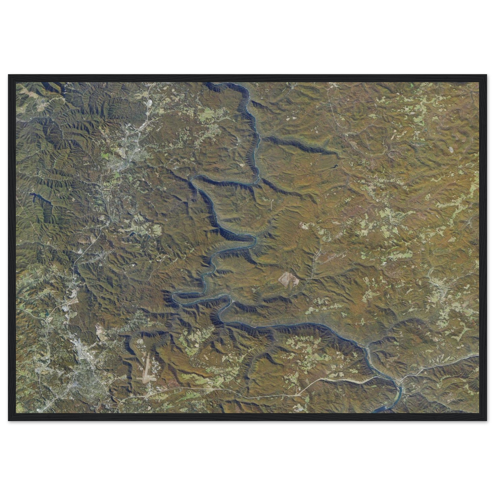 New River Gorge National Park Natural Earth Print - Ink And Atlas