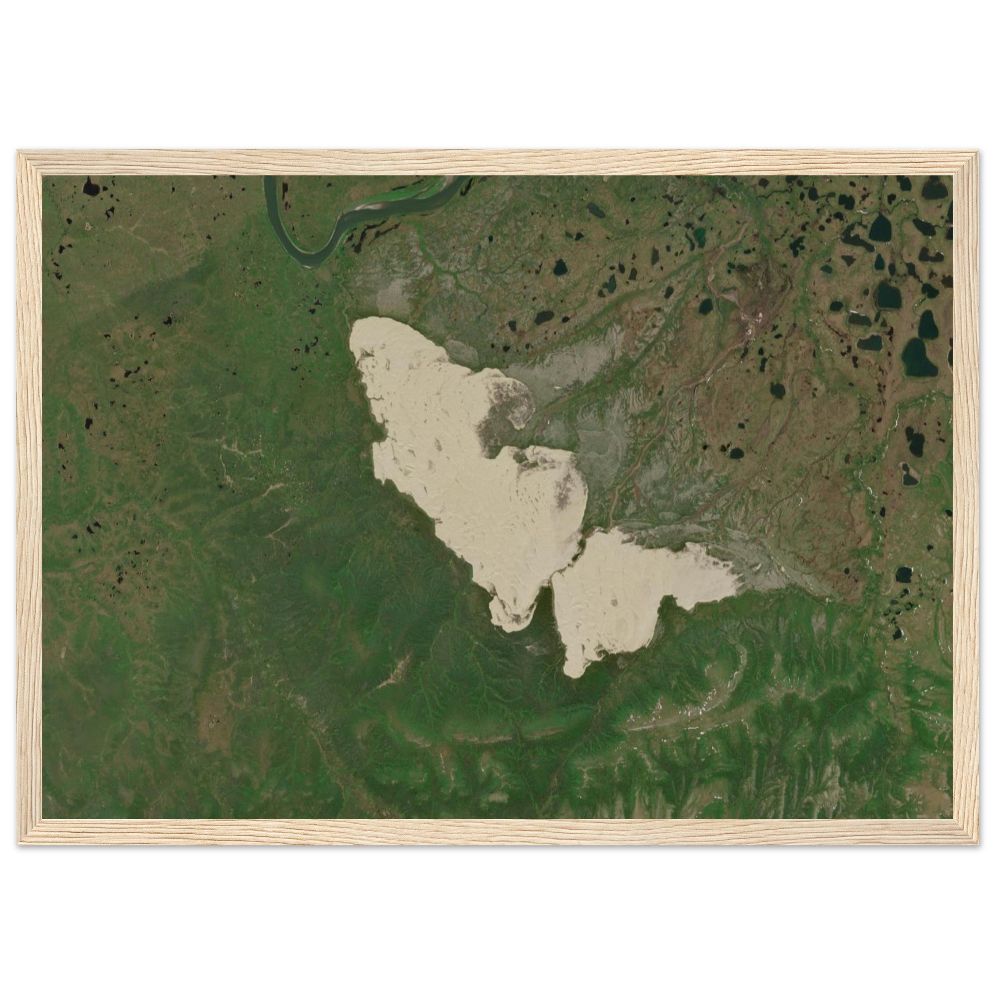 Kobuk Valley National Park Natural Earth Print - Ink And Atlas
