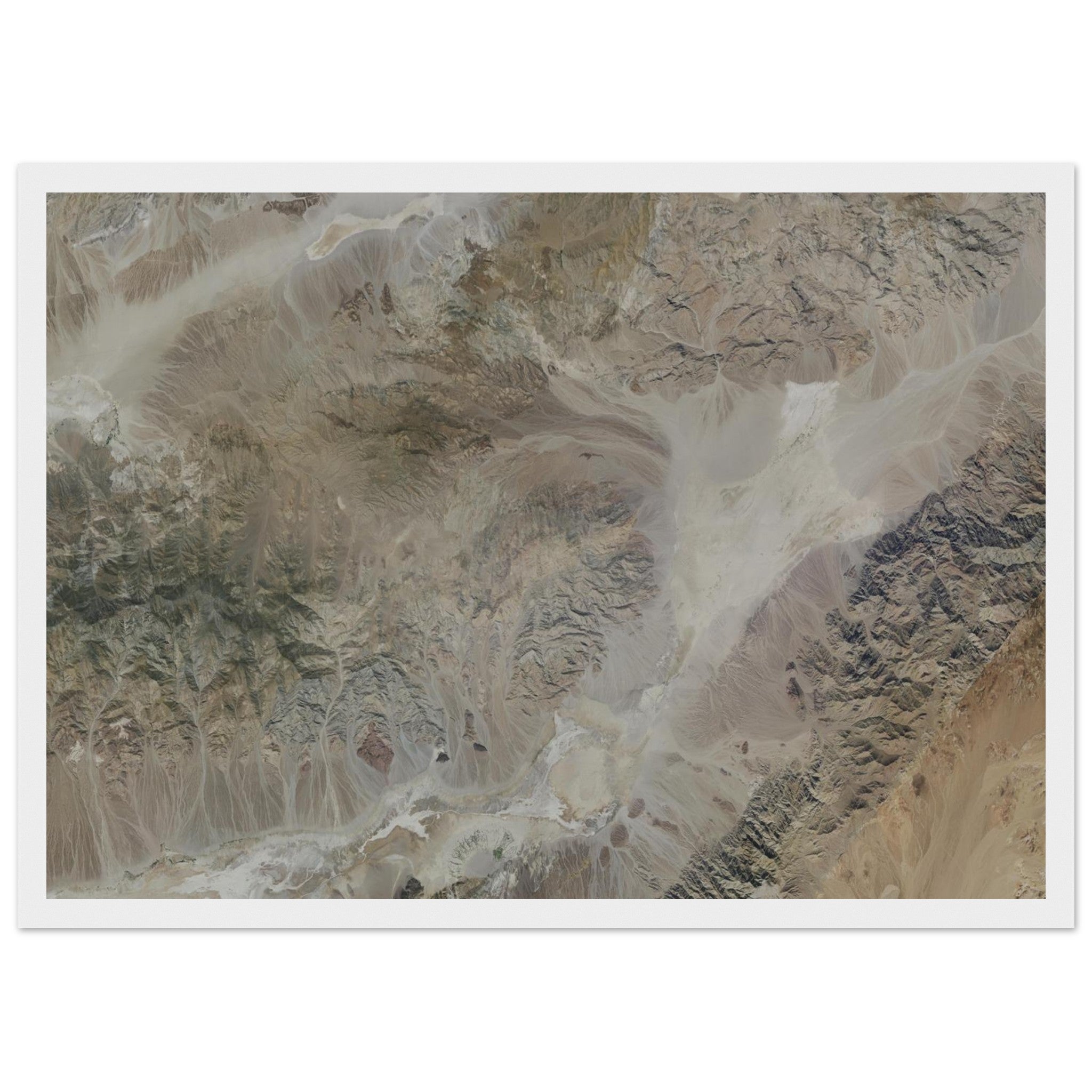 Death Valley National Park Natural Earth Print - Ink And Atlas