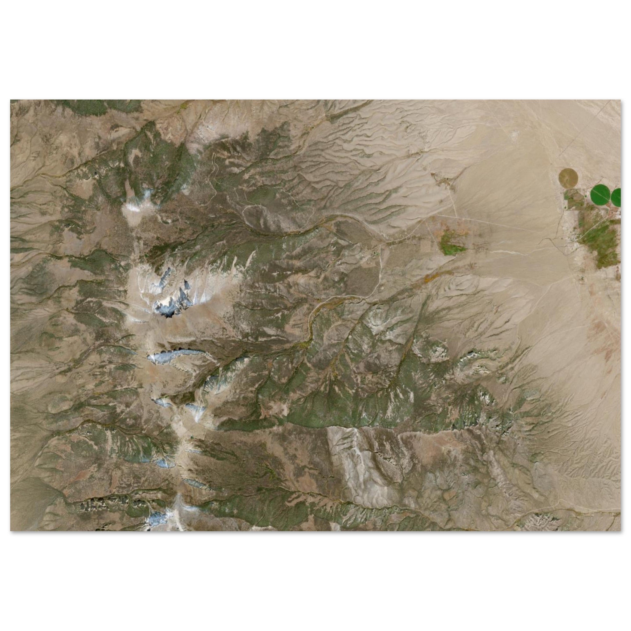 Great Basin National Park Natural Earth Print - Ink And Atlas