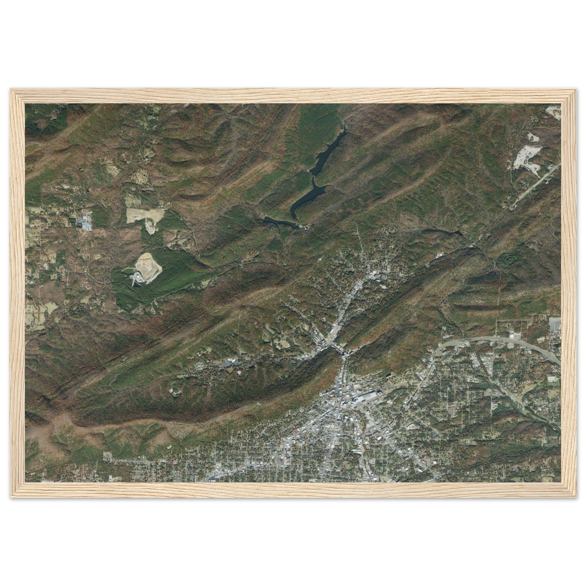 Hot Springs National Park Natural Earth Print - Ink And Atlas