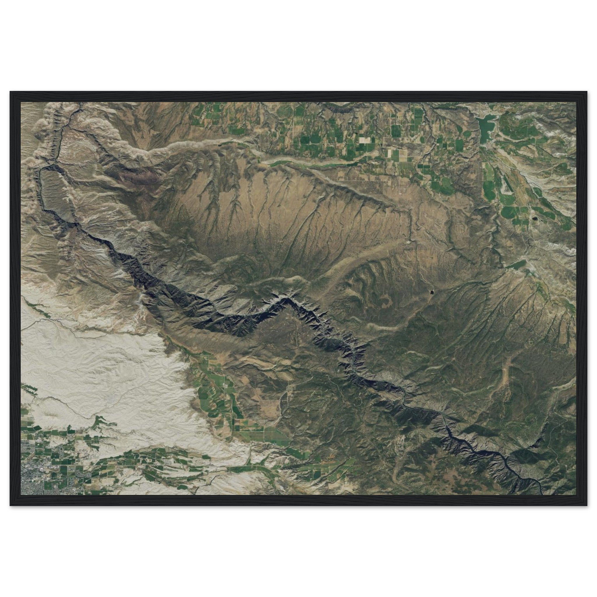 Black Canyon National Park Natural Earth Print - Ink And Atlas