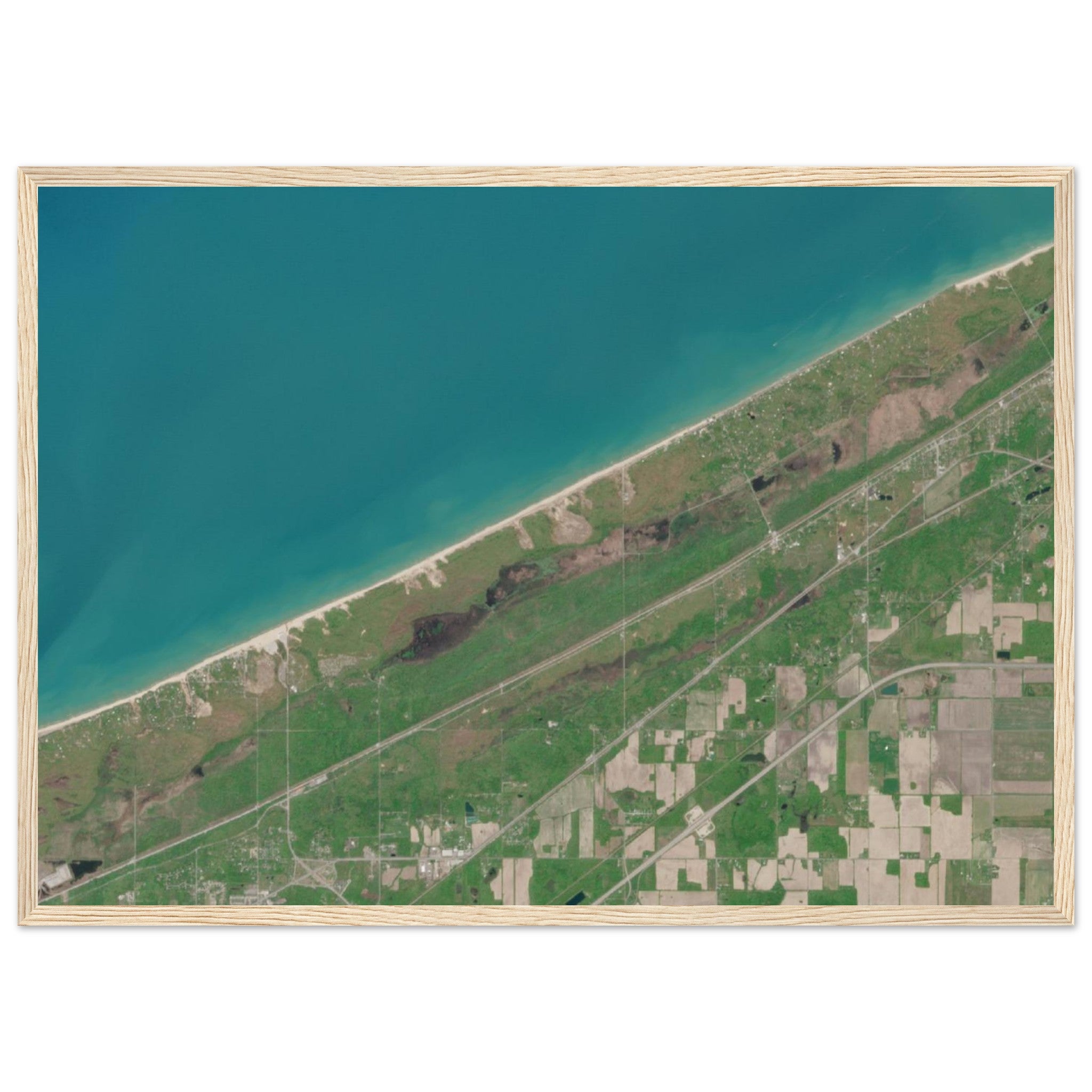 Indiana Dunes National Park Natural Earth Print - Ink And Atlas