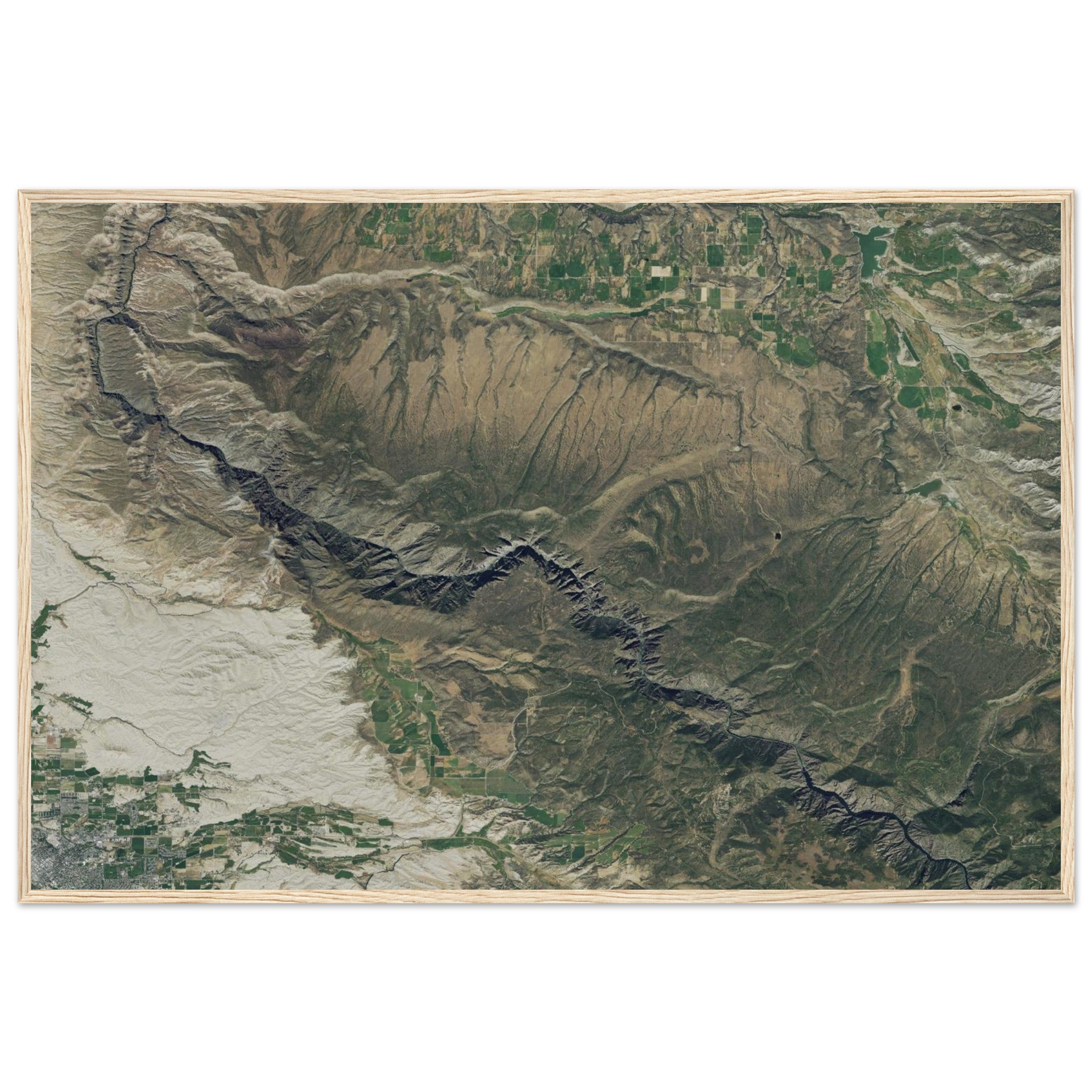 Black Canyon National Park Natural Earth Print - Ink And Atlas
