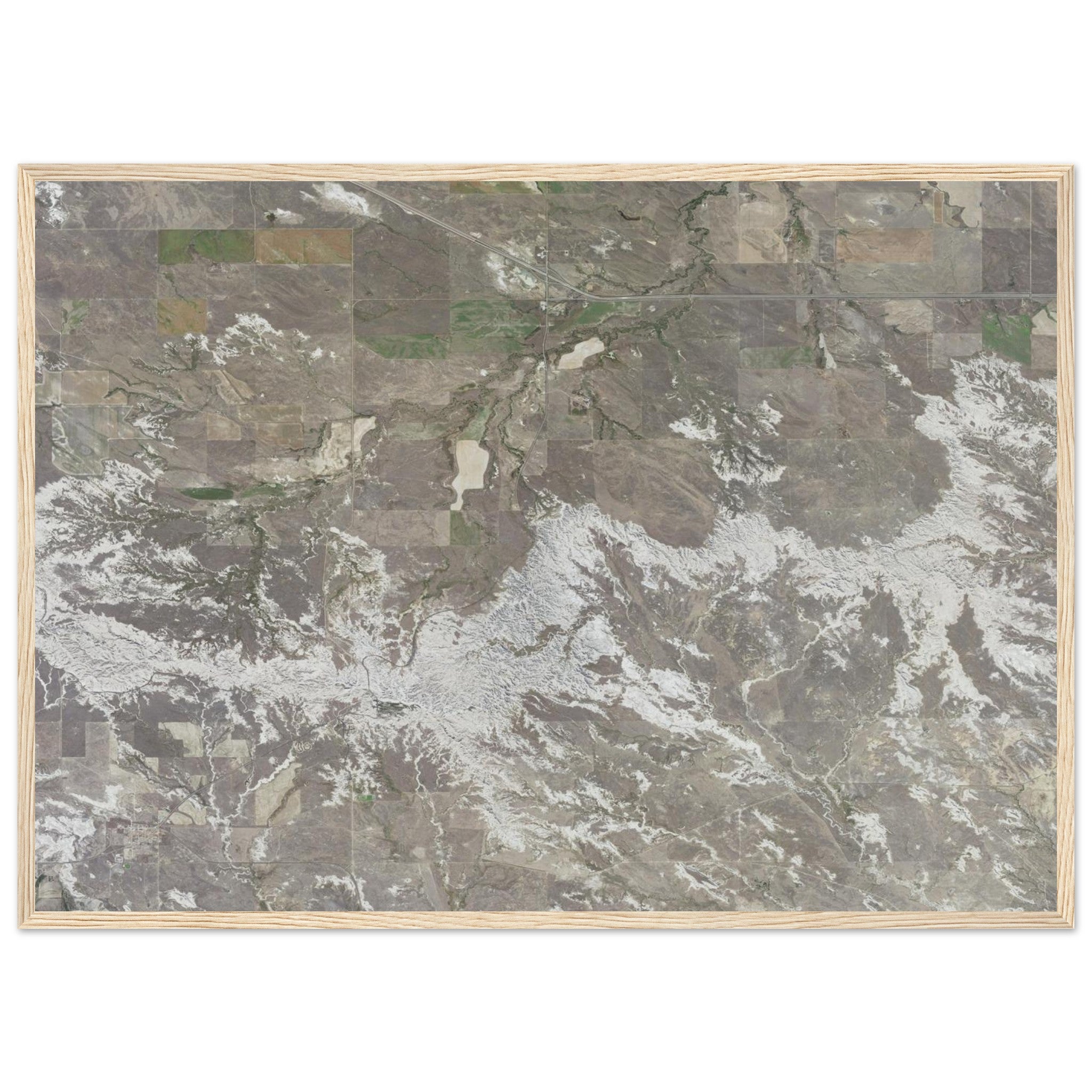 Theodore Roosevelt National Park Natural Earth Print - Ink And Atlas