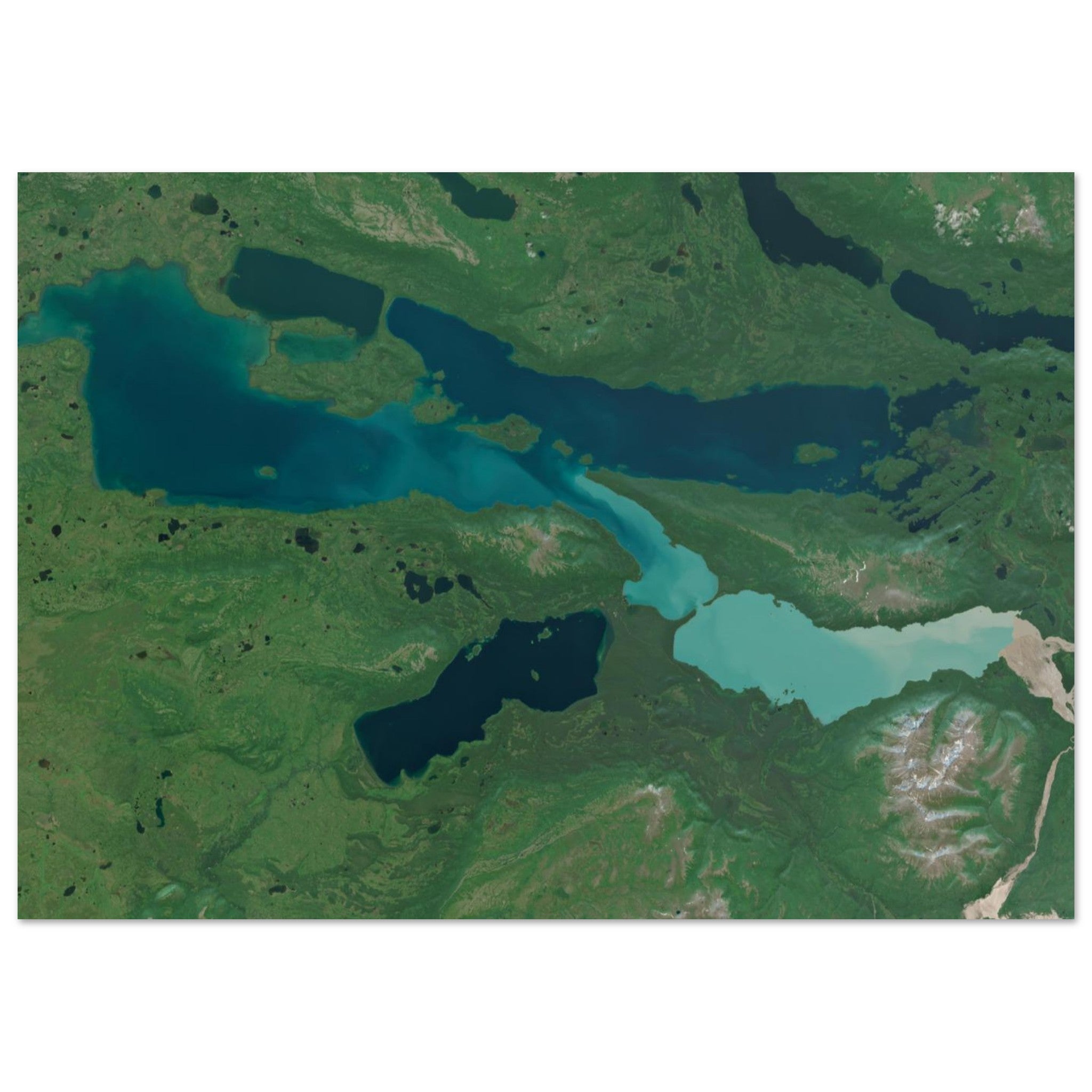 Katmai National Park Natural Earth Print - Ink And Atlas