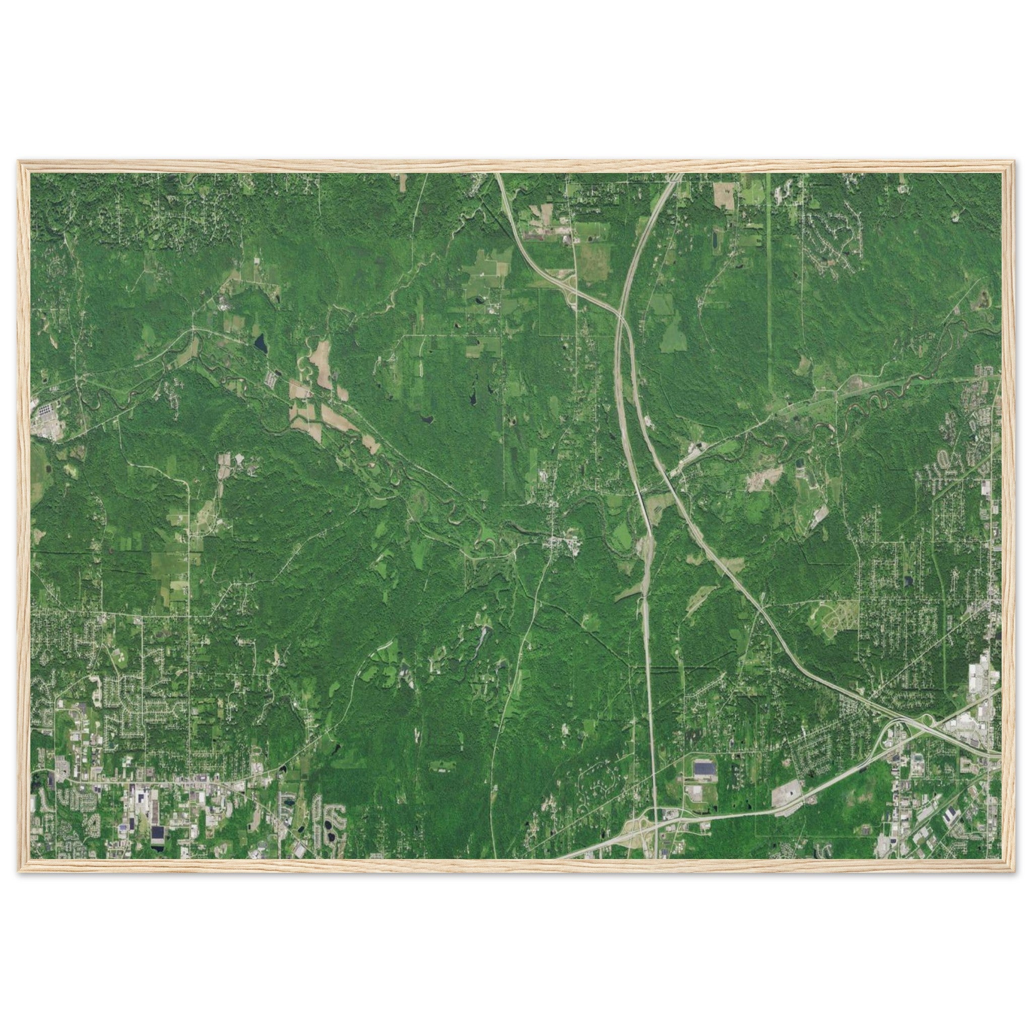 Cuyahoga Valley National Park Natural Earth Print - Ink And Atlas