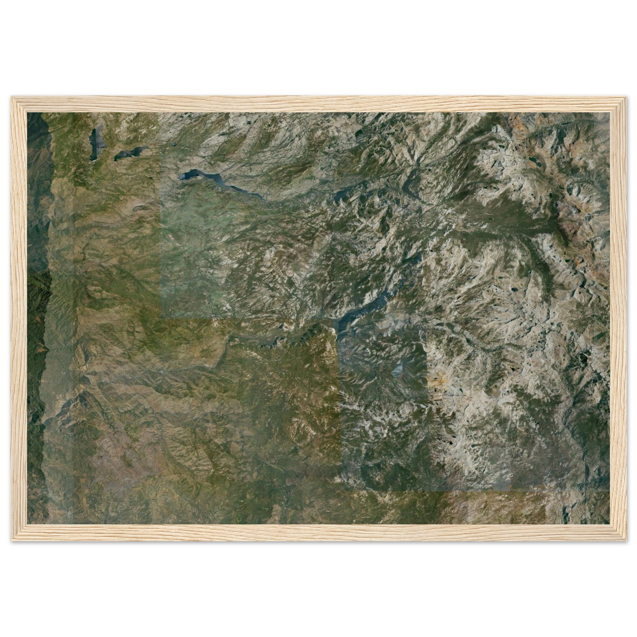 Yosemite National Park Natural Earth Print - Ink And Atlas