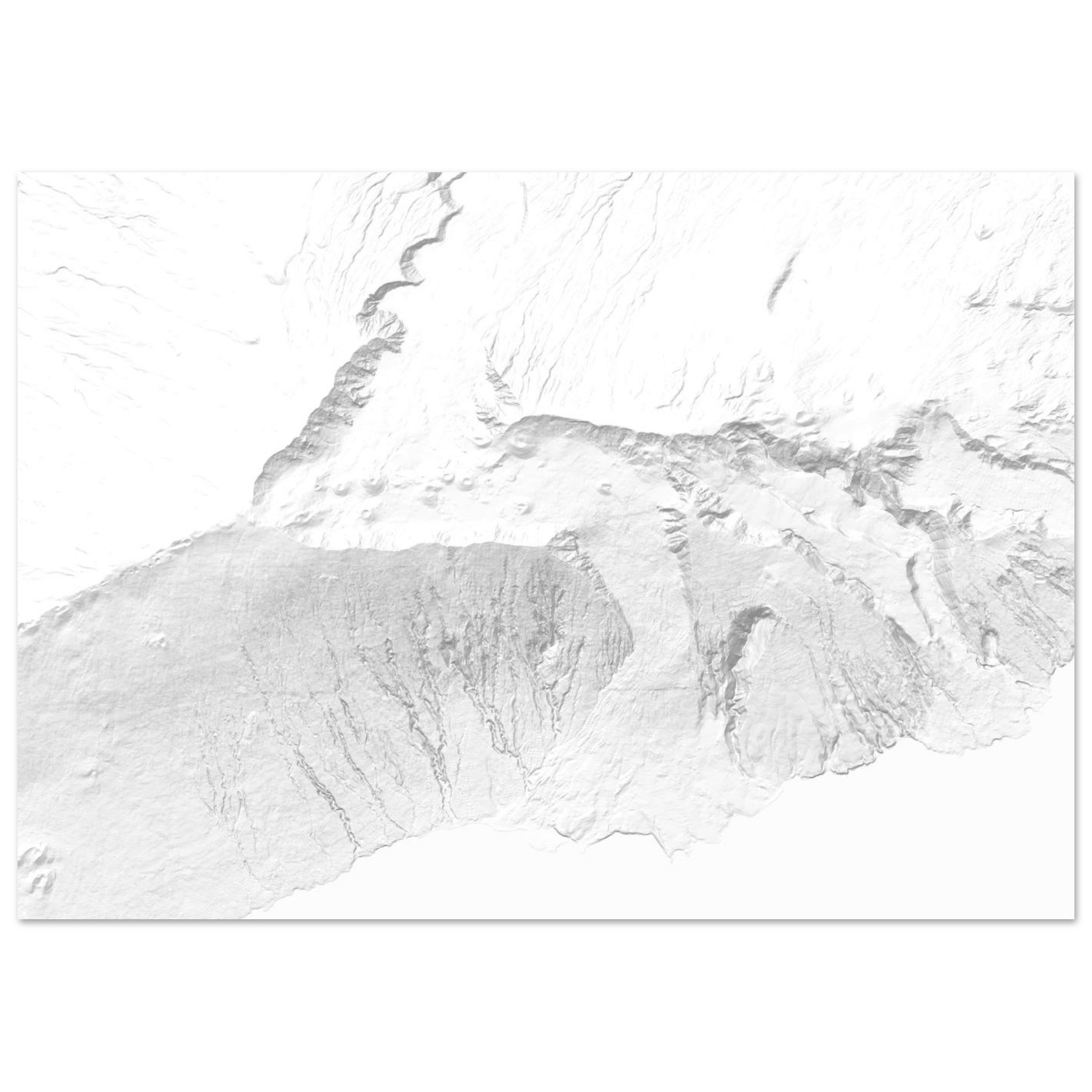 Haleakalā National Park Natural Earth Print - Ink And Atlas