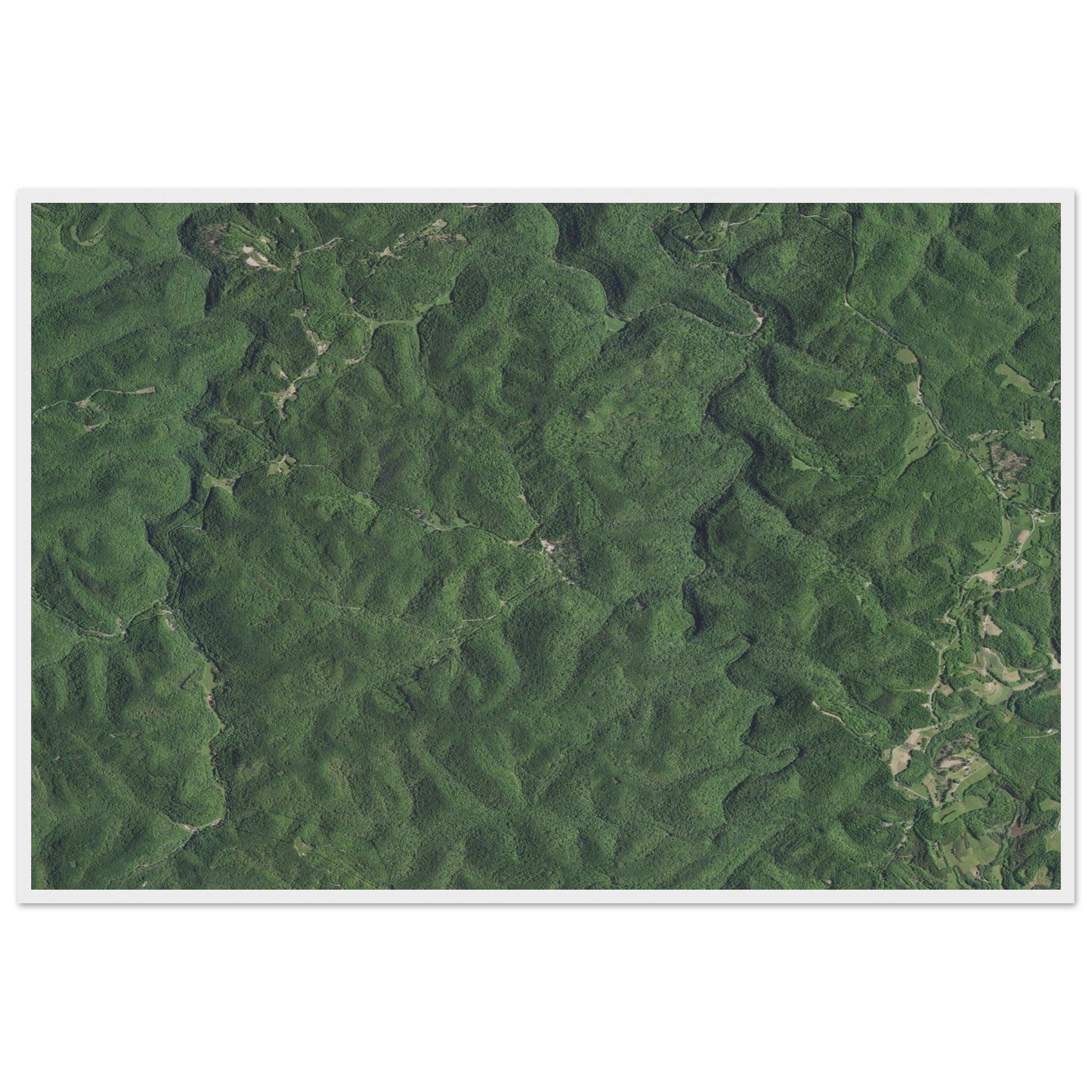 Wind Cave National Park Natural Earth Print - Ink And Atlas