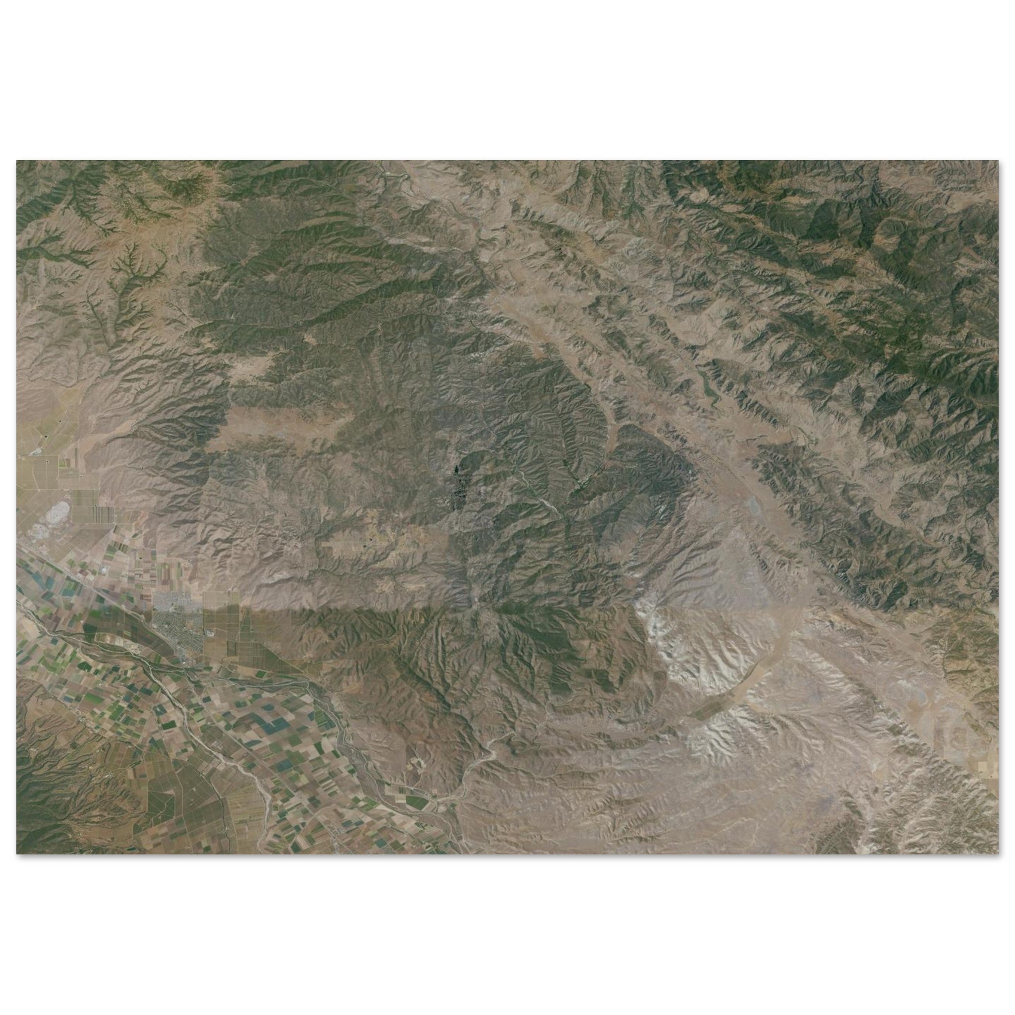 Pinnacles National Park Natural Earth Print - Ink And Atlas