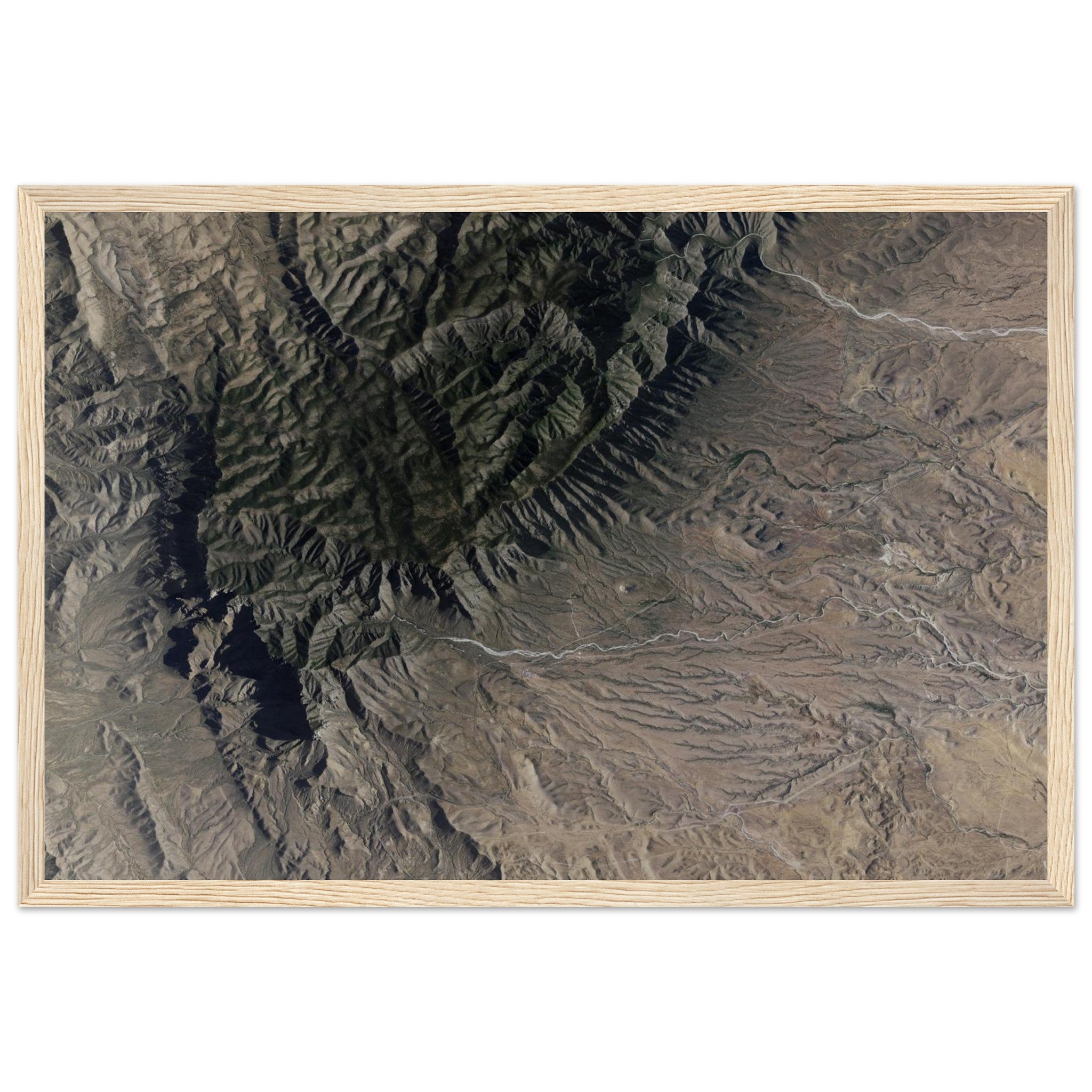 Guadalupe Mountains National Park Natural Earth Print - Ink And Atlas