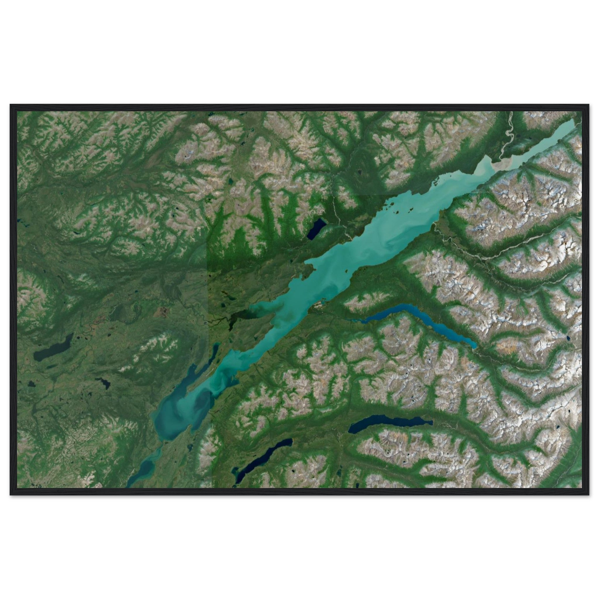 Lake Clark National Park Natural Earth Print - Ink And Atlas