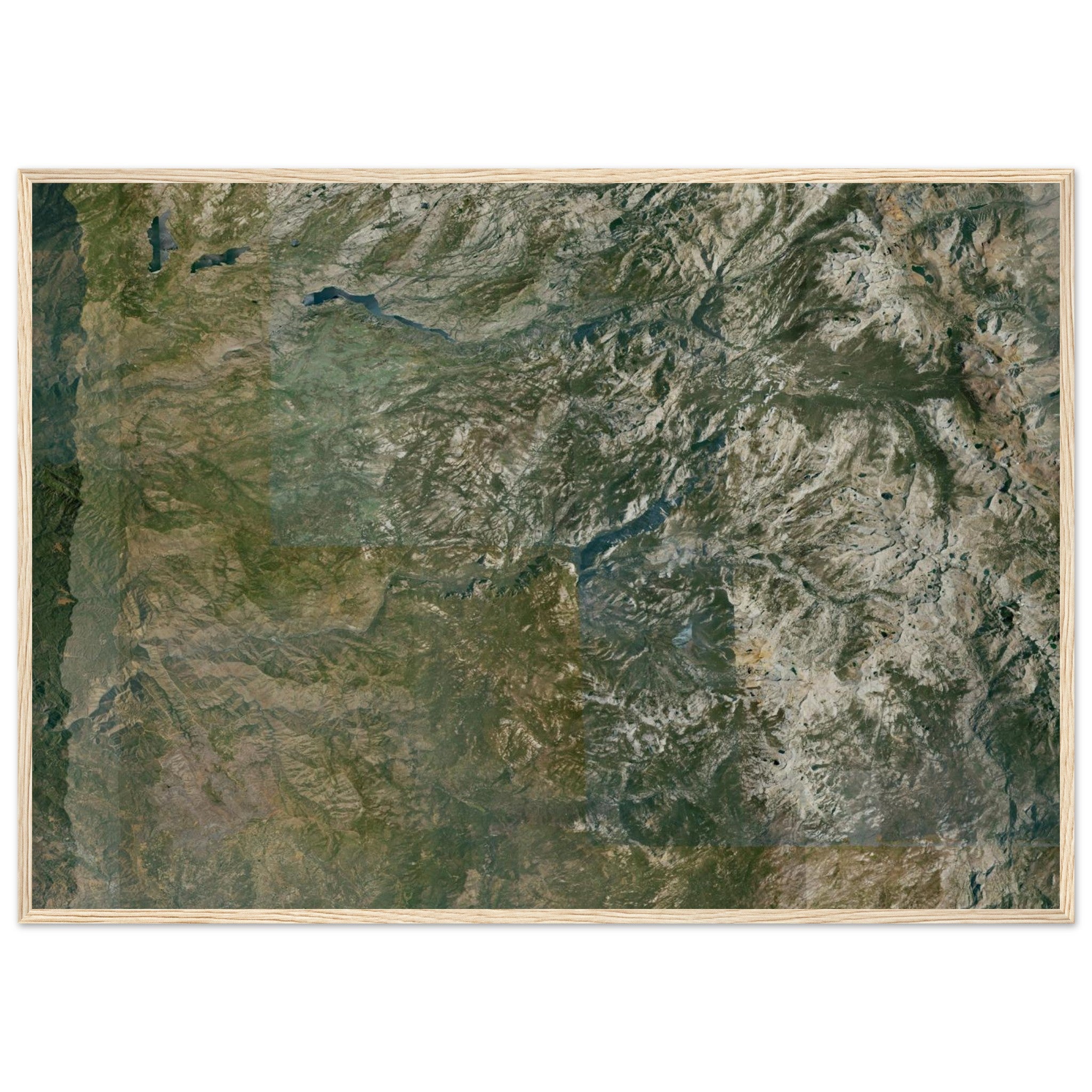 Yosemite National Park Natural Earth Print - Ink And Atlas