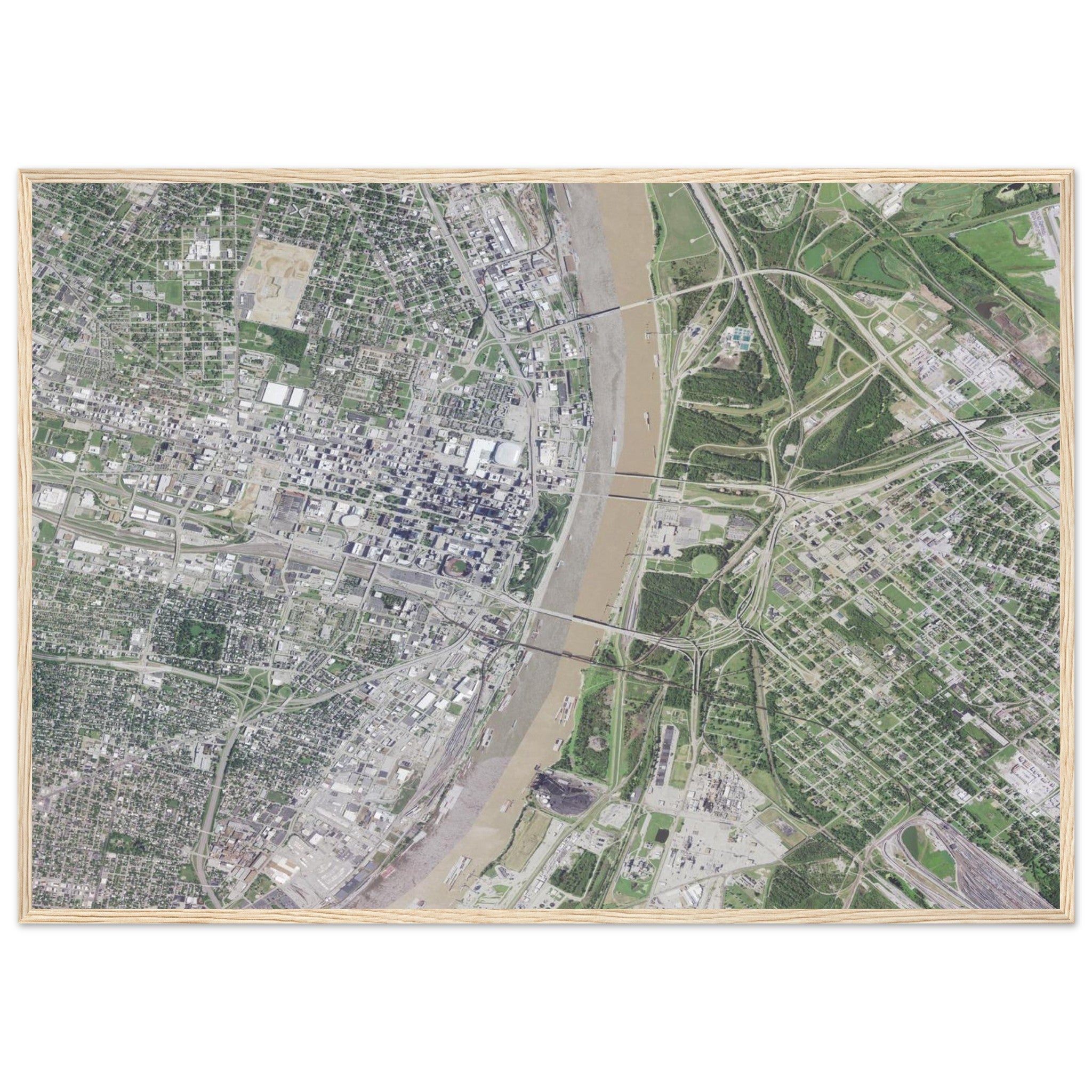 Gateway Arch National Park Natural Earth Print - Ink And Atlas