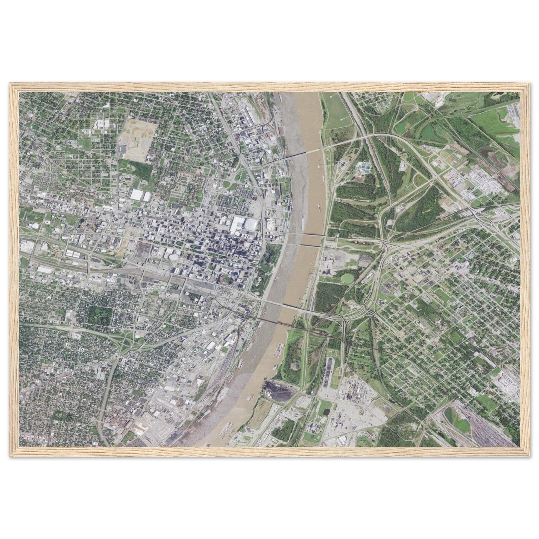 Gateway Arch National Park Natural Earth Print - Ink And Atlas