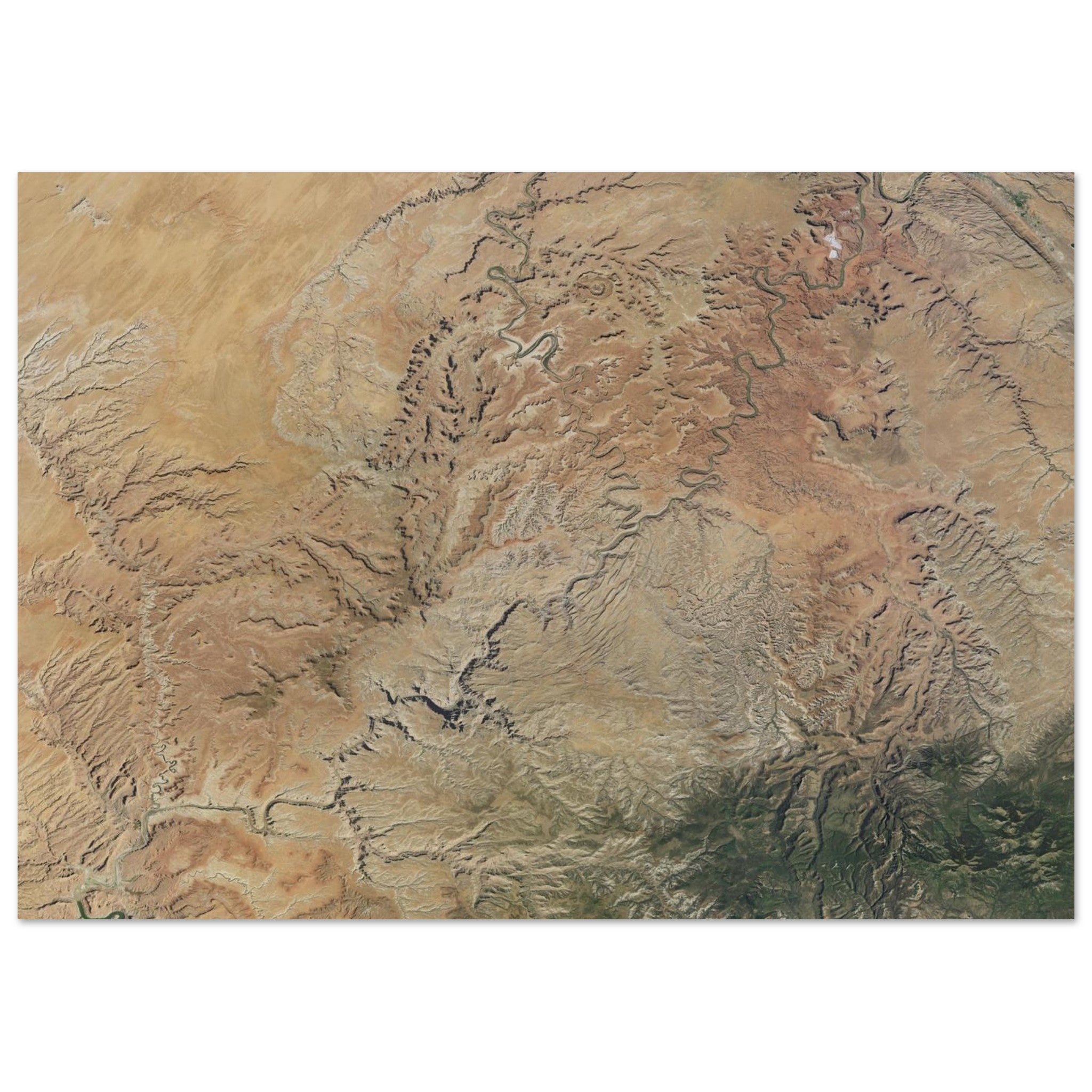 Canyonlands National Park Natural Earth Print - Ink And Atlas