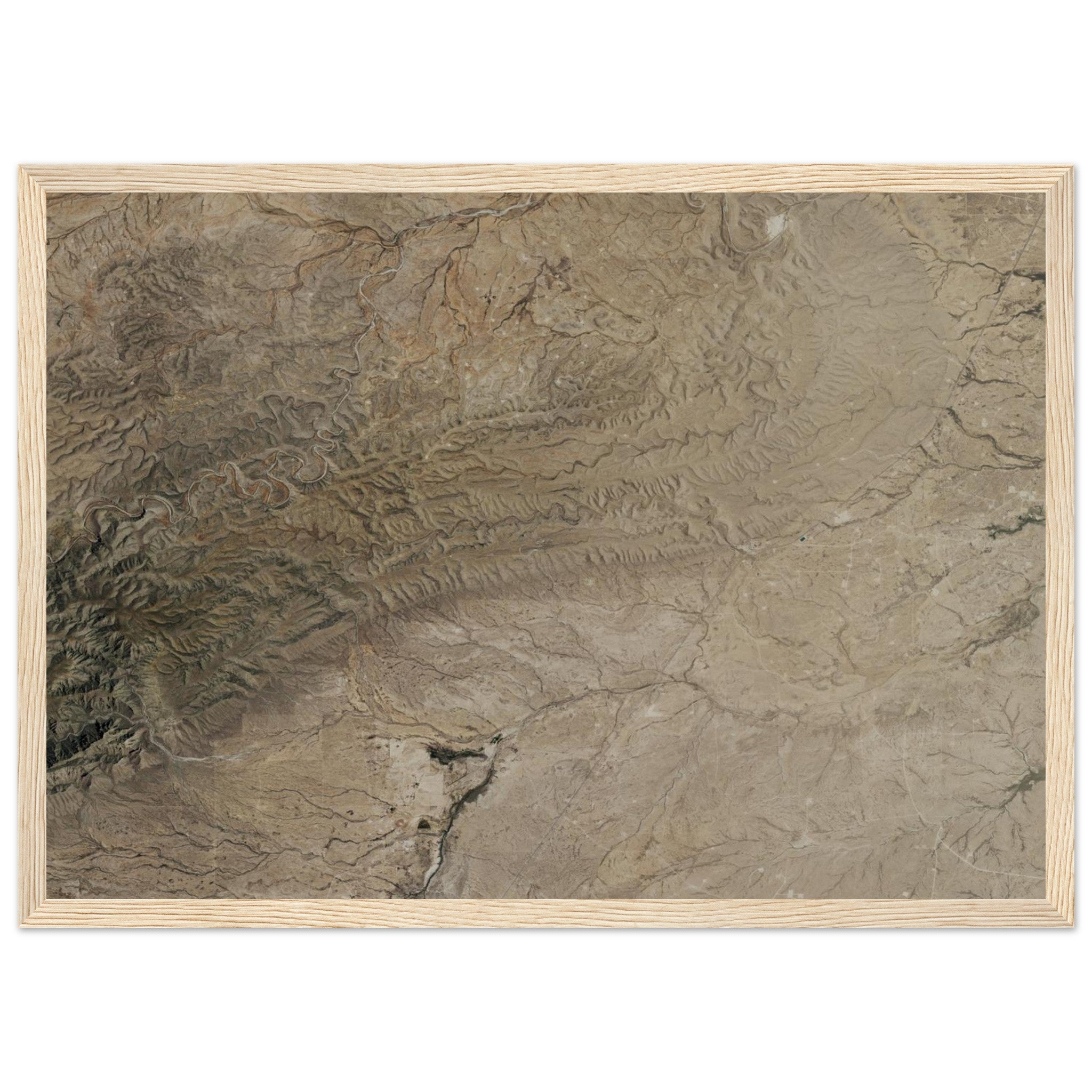 Carlsbad Caverns National Park Natural Earth Print - Ink And Atlas
