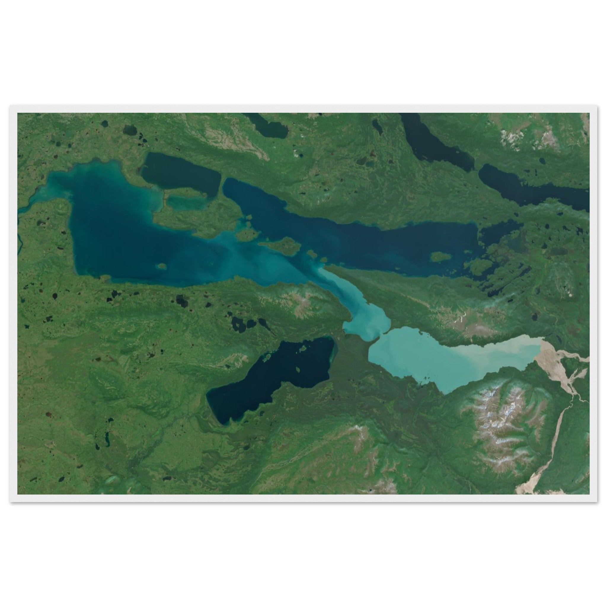 Katmai National Park Natural Earth Print - Ink And Atlas