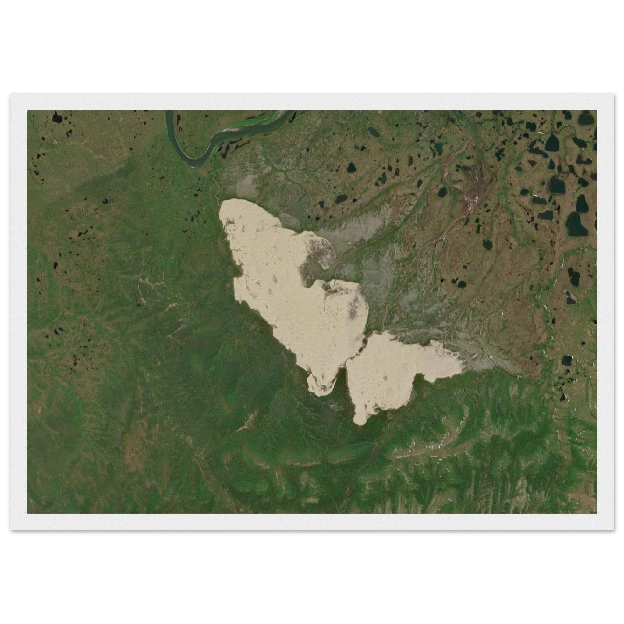 Kobuk Valley National Park Natural Earth Print - Ink And Atlas