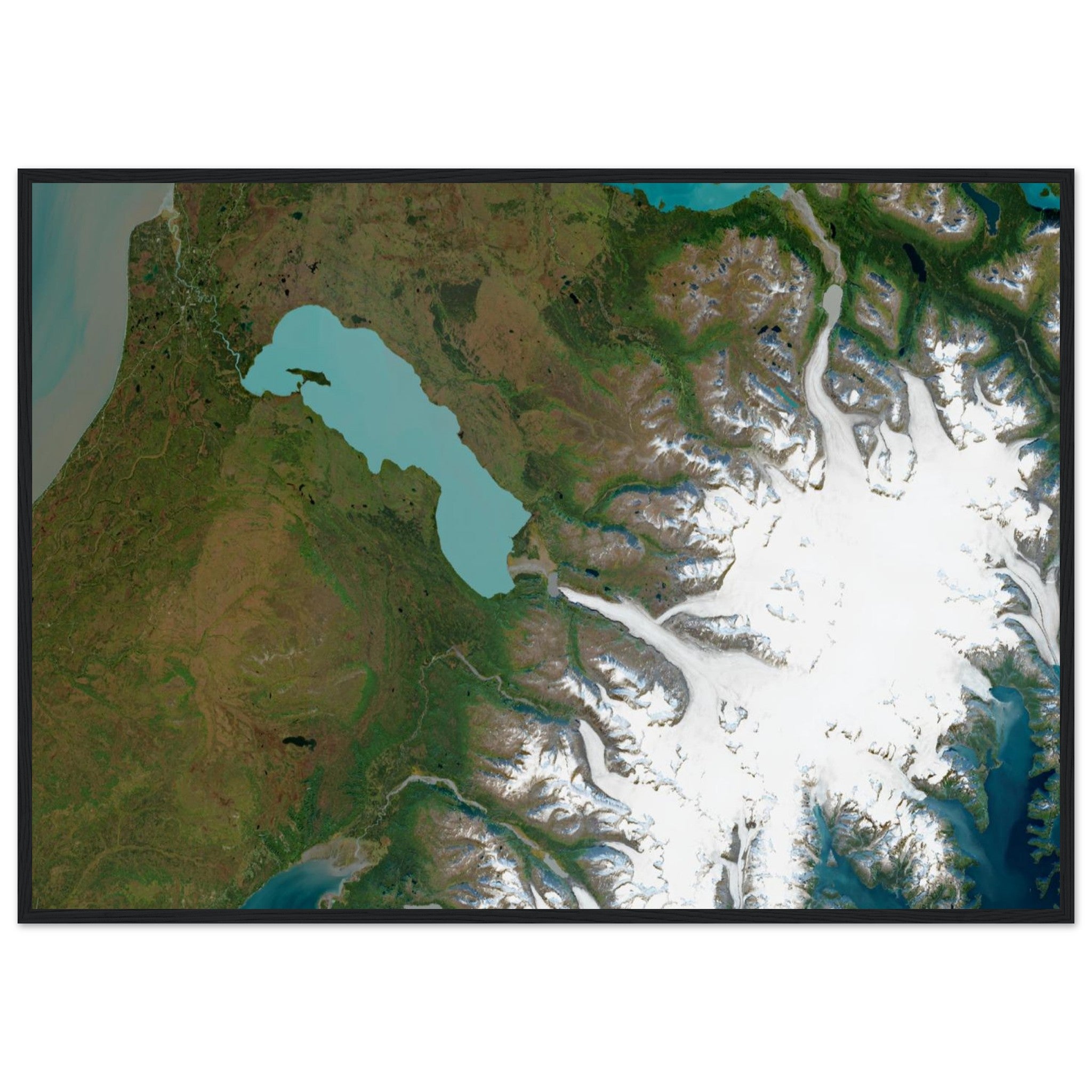 Kenai Fjords National Park Natural Earth Print - Ink And Atlas