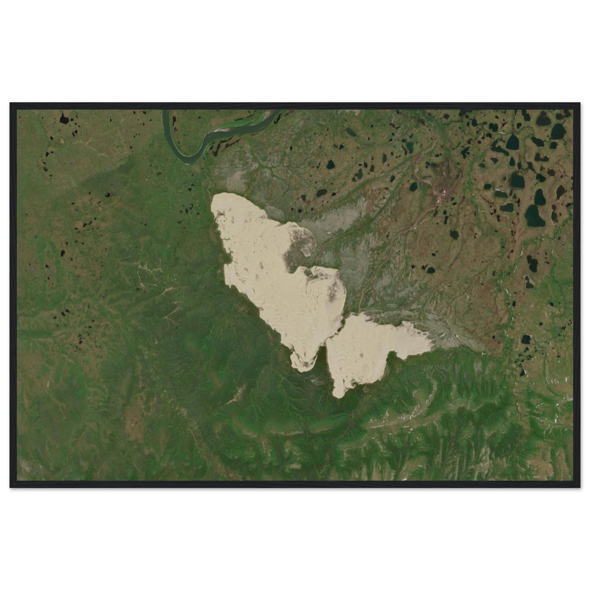 Kobuk Valley National Park Natural Earth Print - Ink And Atlas