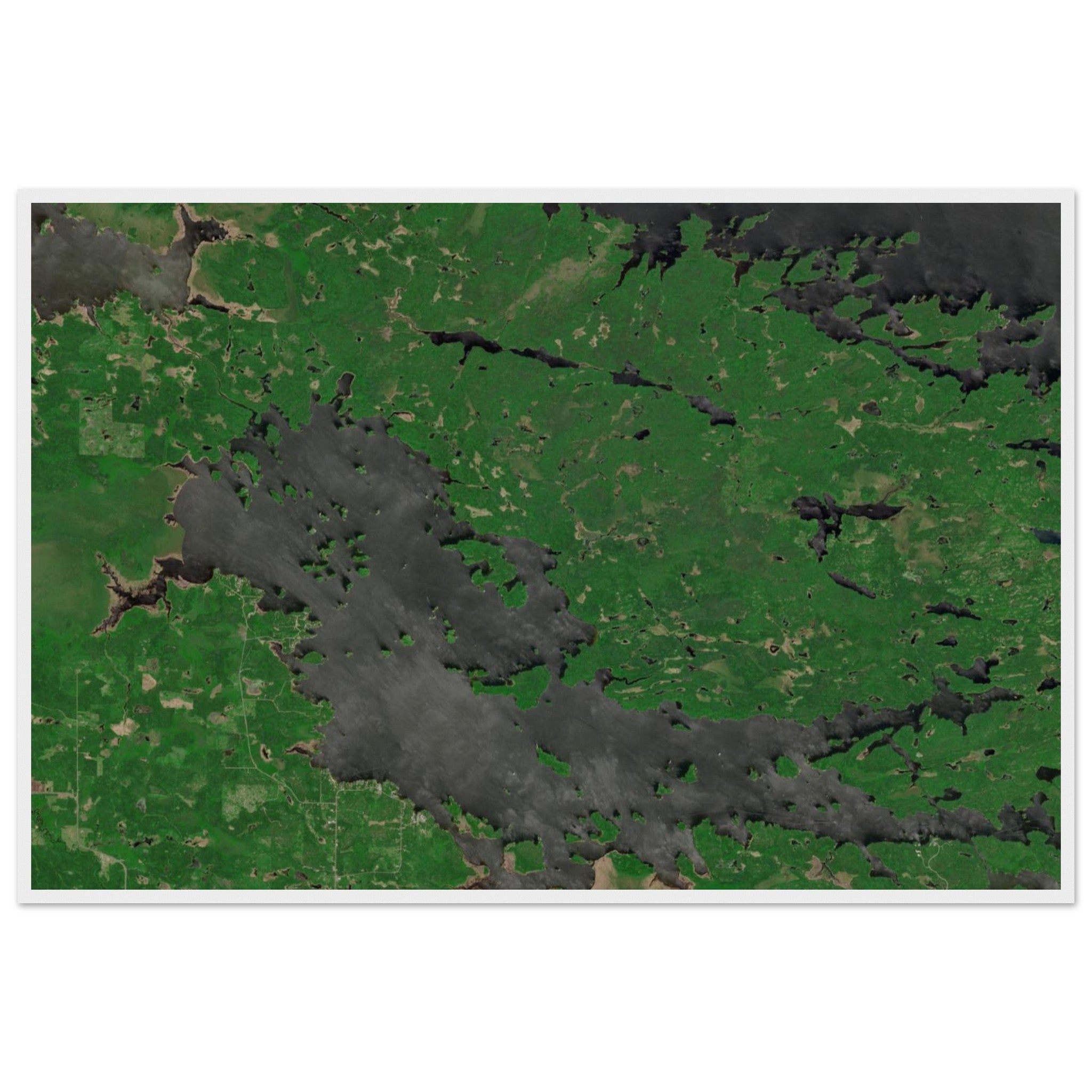 Voyageurs National Park Natural Earth Print - Ink And Atlas