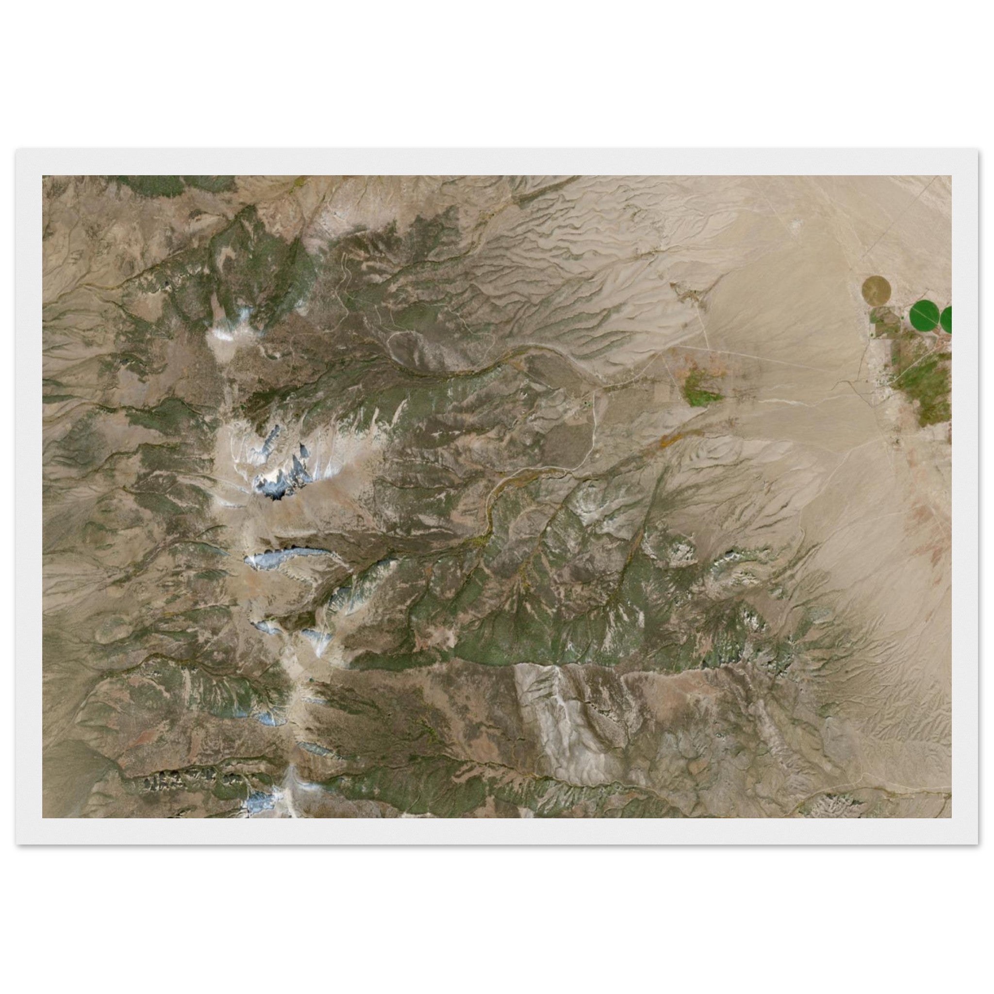 Great Basin National Park Natural Earth Print - Ink And Atlas