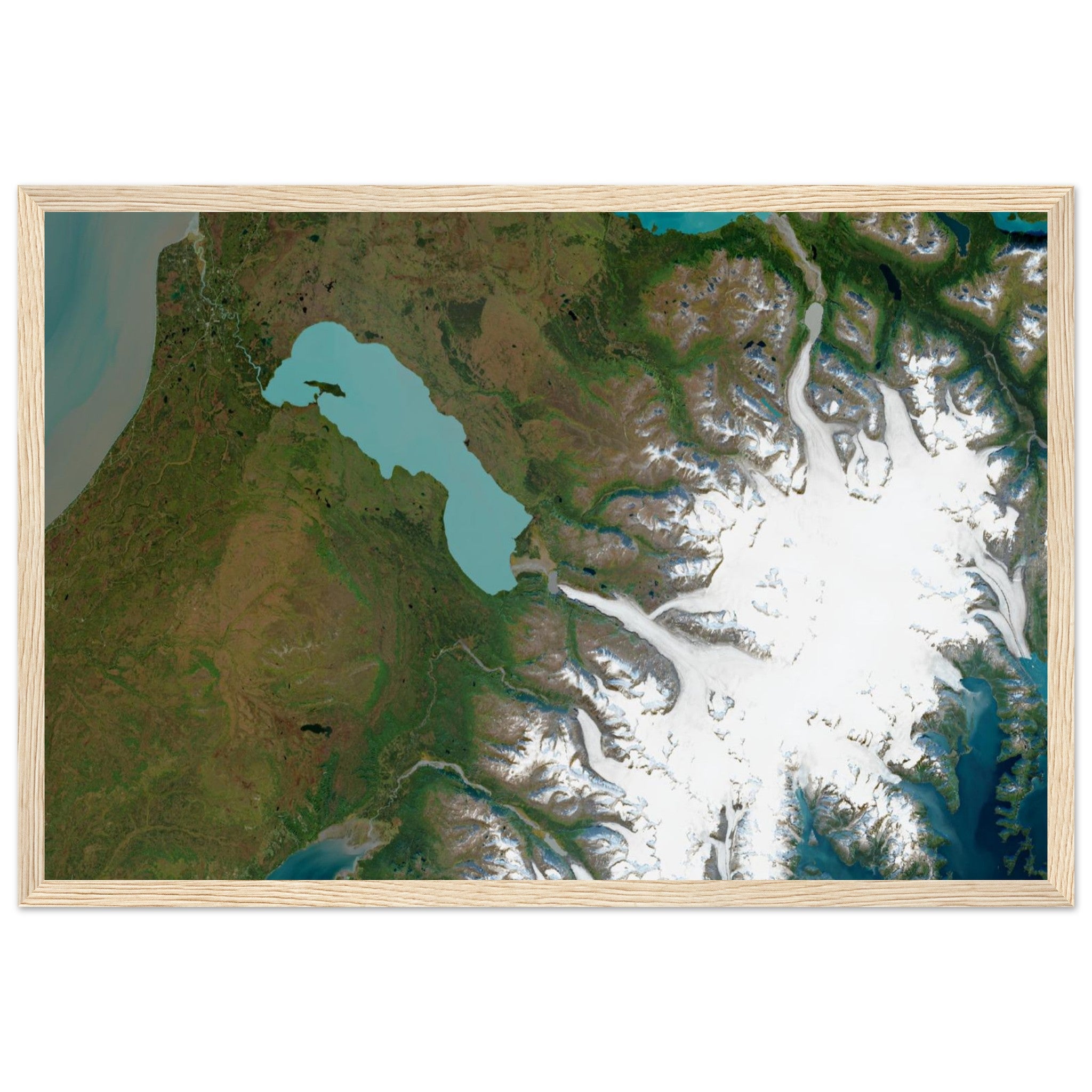 Kenai Fjords National Park Natural Earth Print - Ink And Atlas