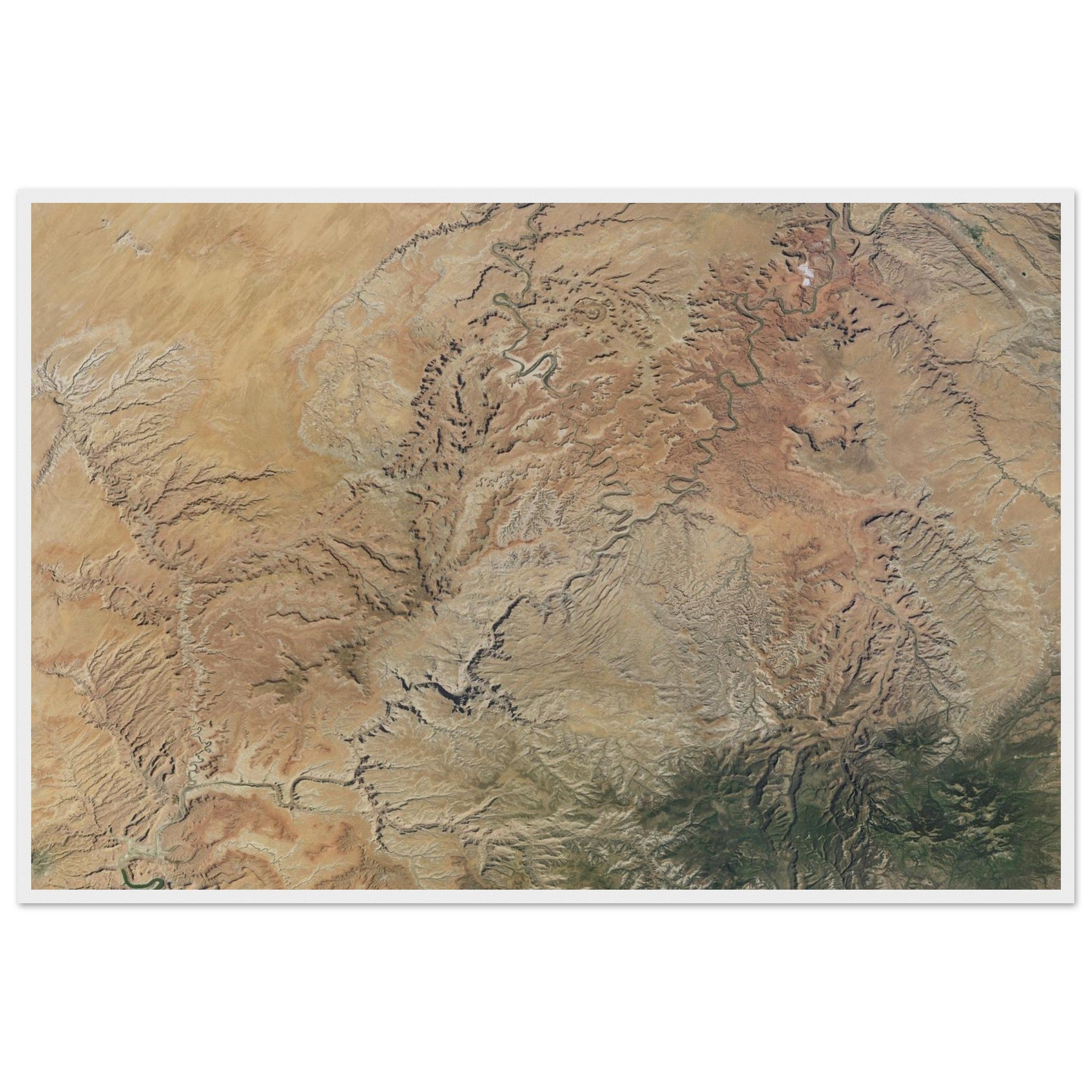 Canyonlands National Park Natural Earth Print - Ink And Atlas