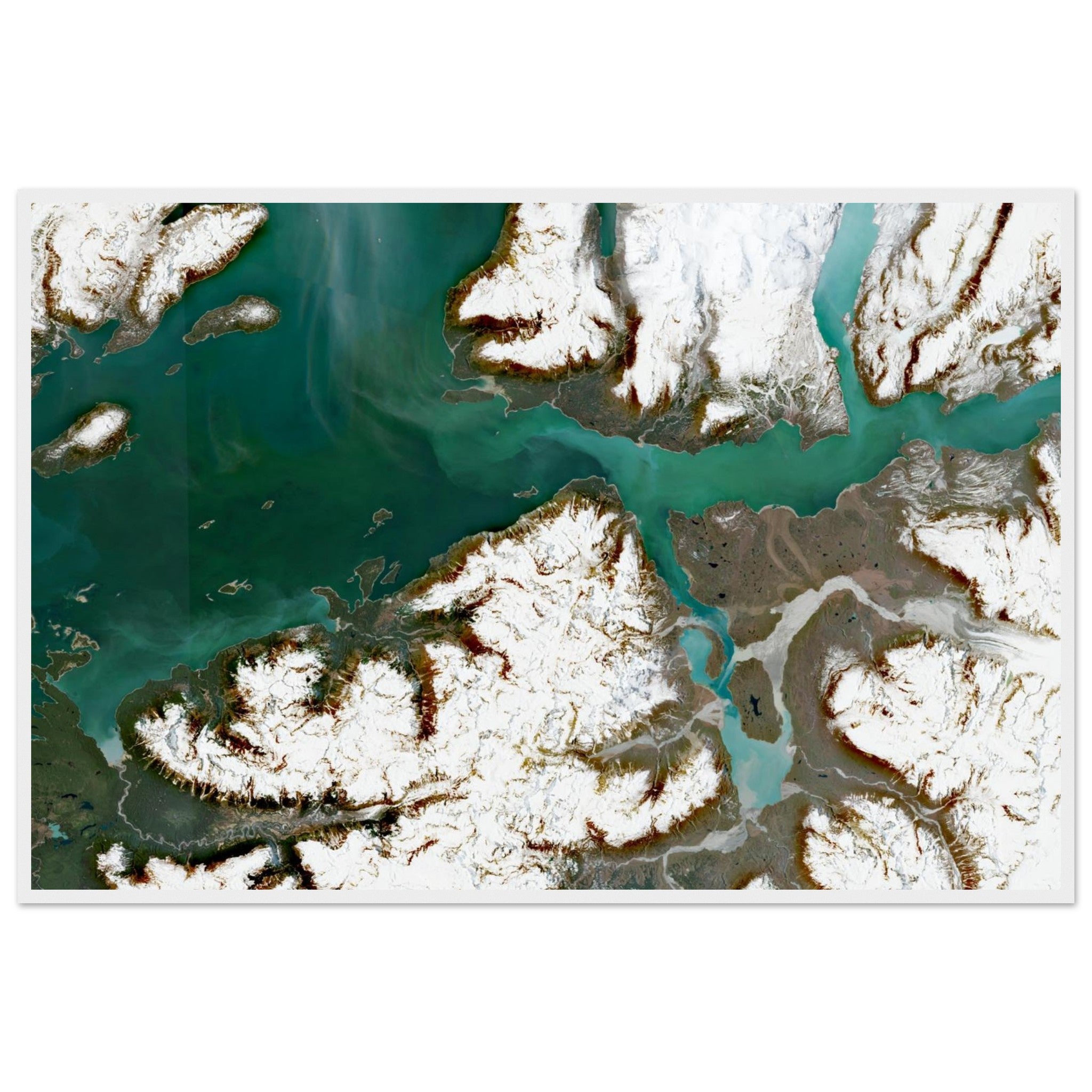 Glacier Bay National Park Natural Earth Print - Ink And Atlas