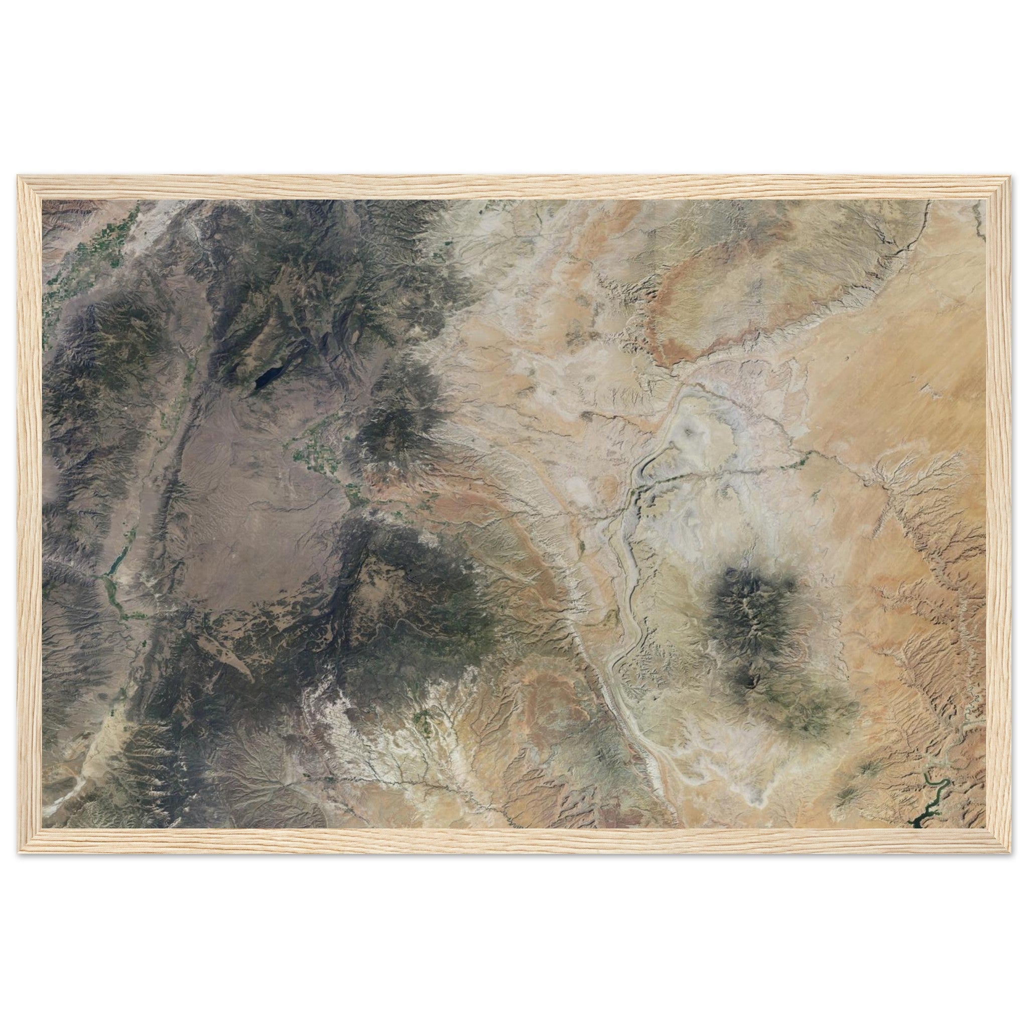 Capitol Reef Natoinal Park Natural Earth Print - Ink And Atlas