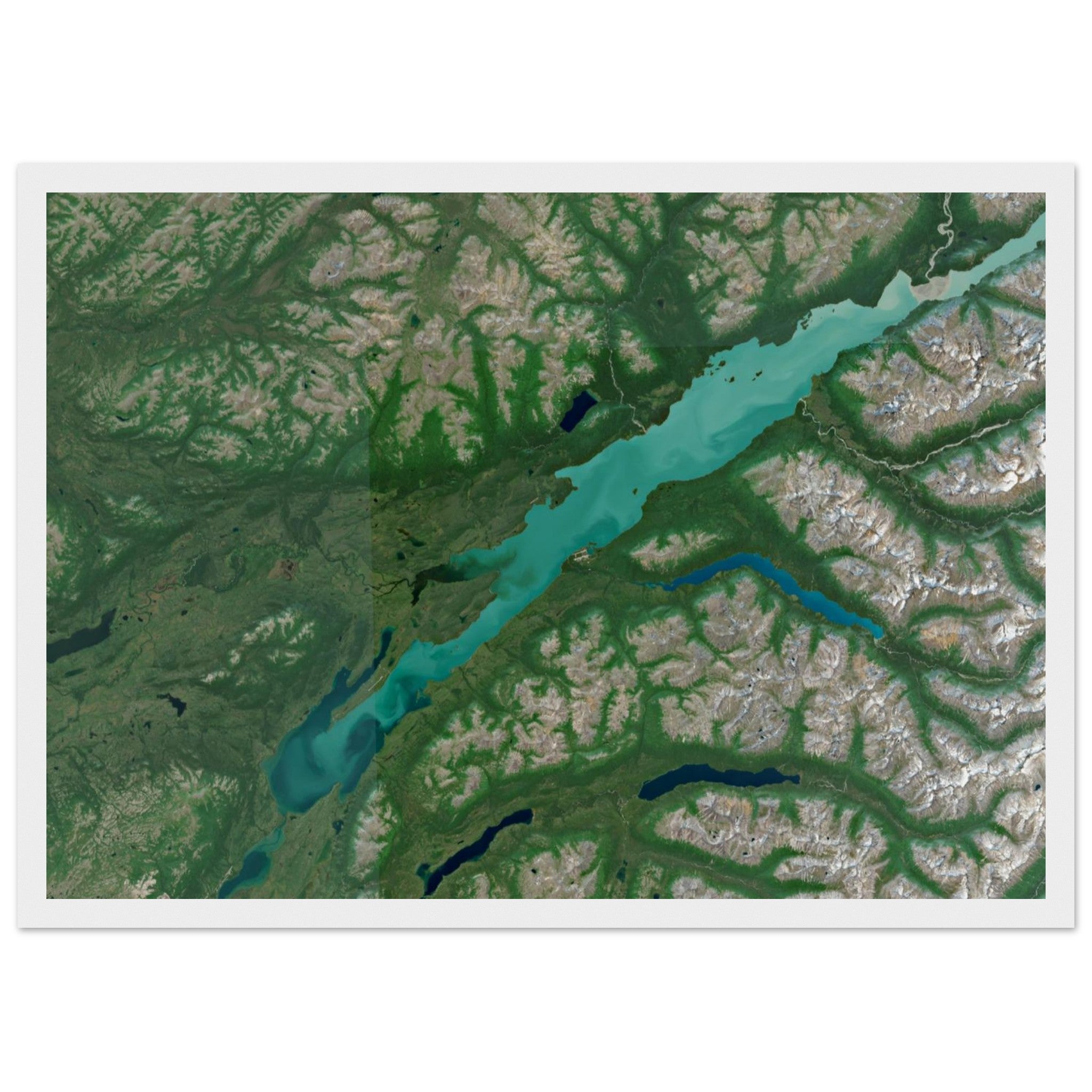 Lake Clark National Park Natural Earth Print - Ink And Atlas