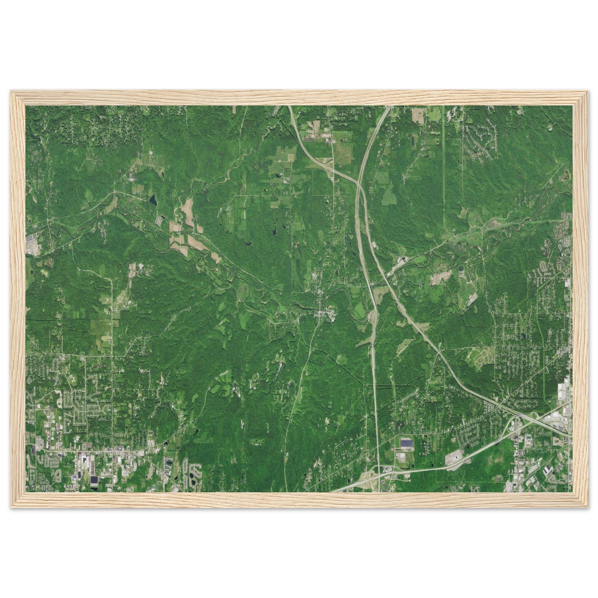 Cuyahoga Valley National Park Natural Earth Print - Ink And Atlas