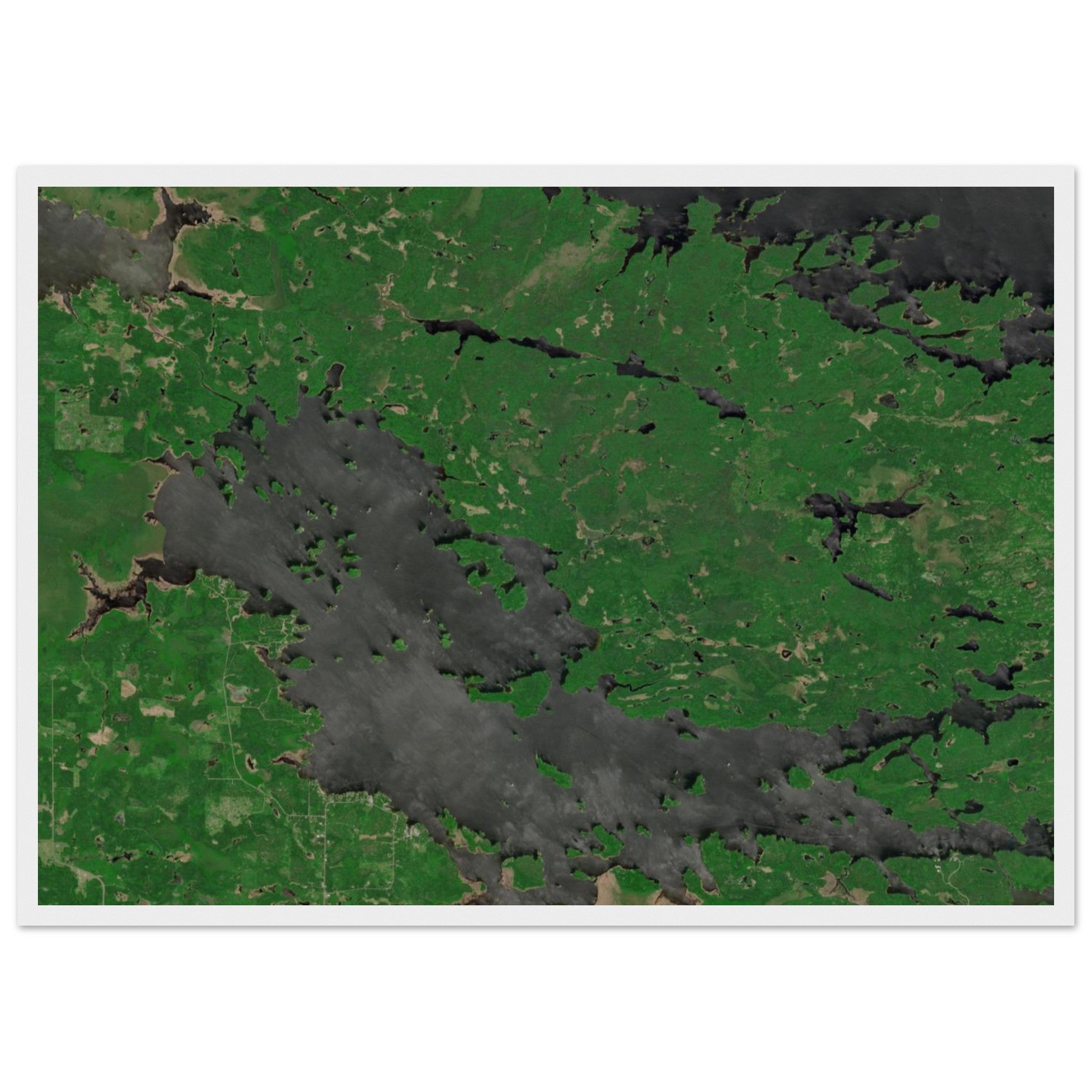 Voyageurs National Park Natural Earth Print - Ink And Atlas