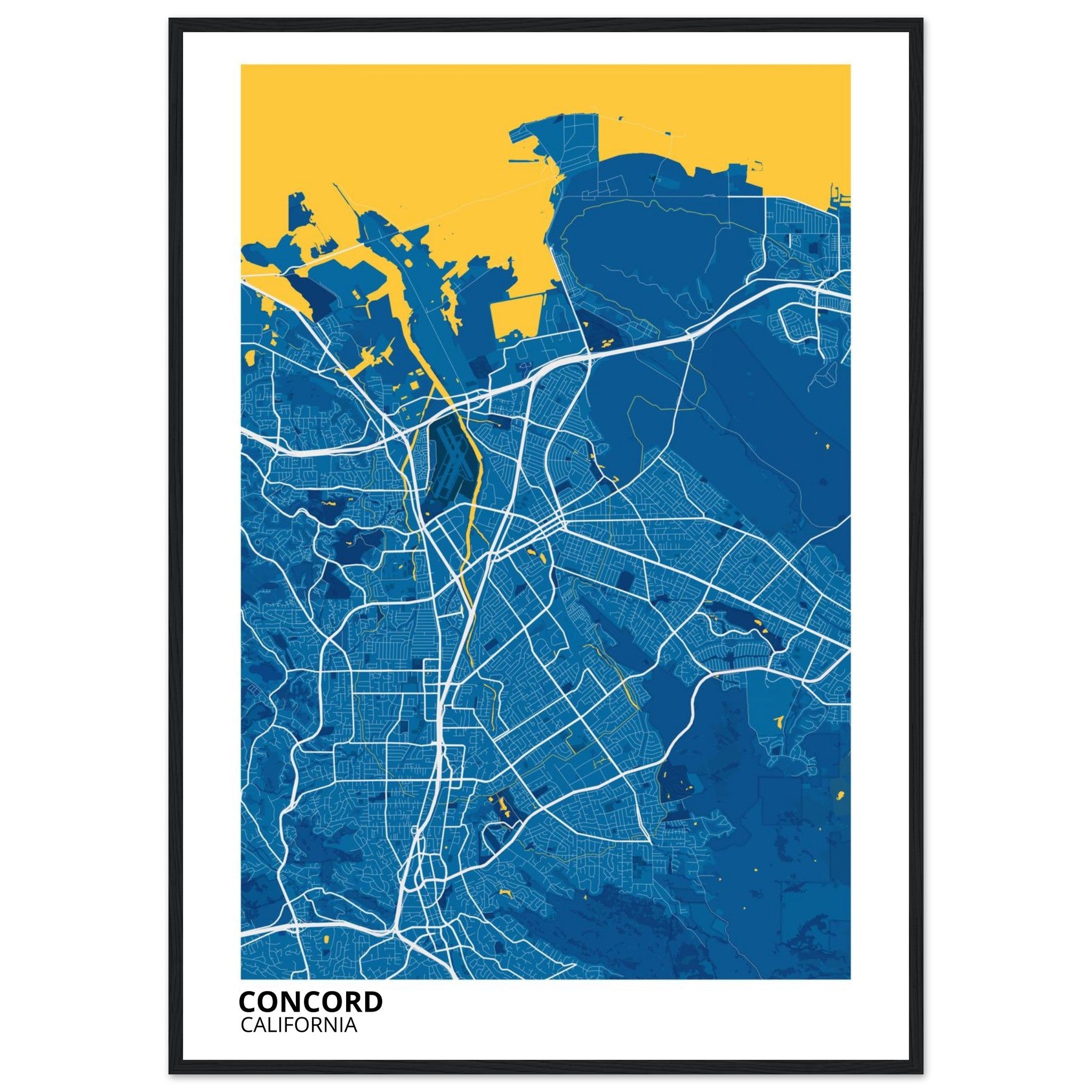 concord map poster print
