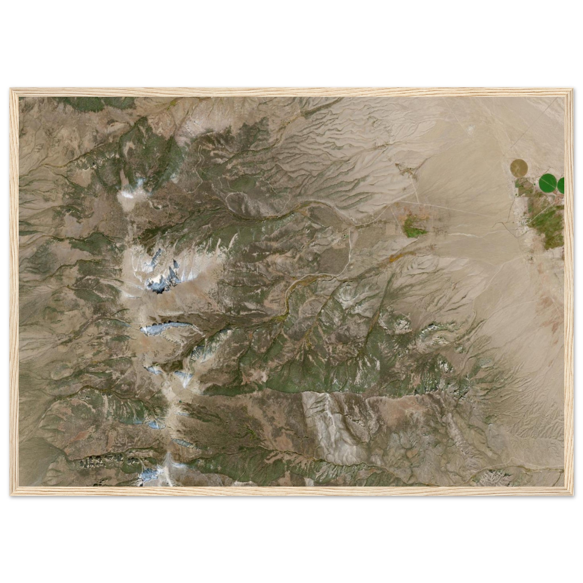 Great Basin National Park Natural Earth Print - Ink And Atlas